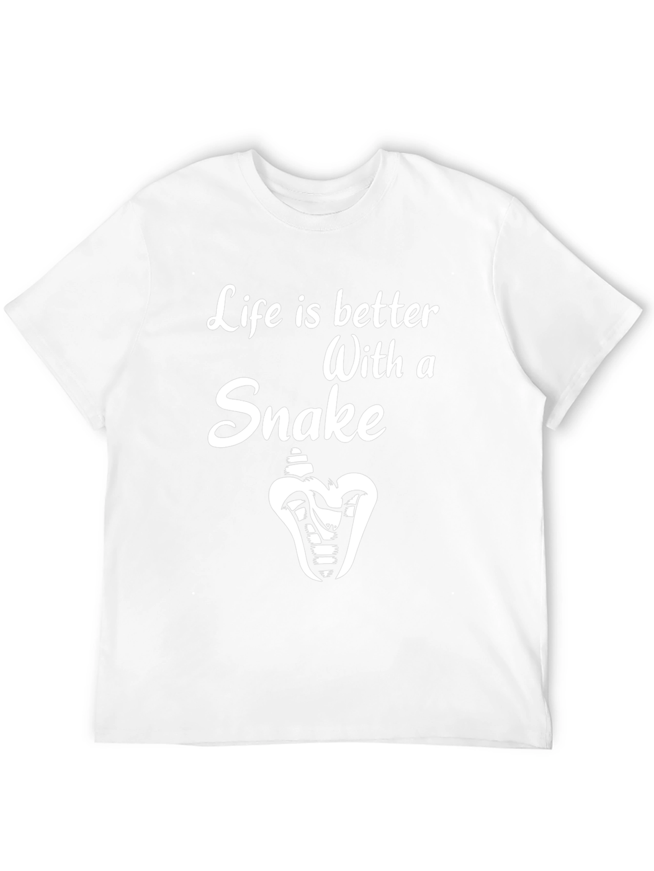 Life is Better with a Snake Graphic T-Shirt