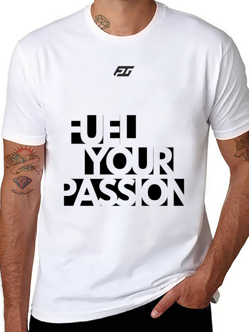Fuel Your Passion Black Tee
