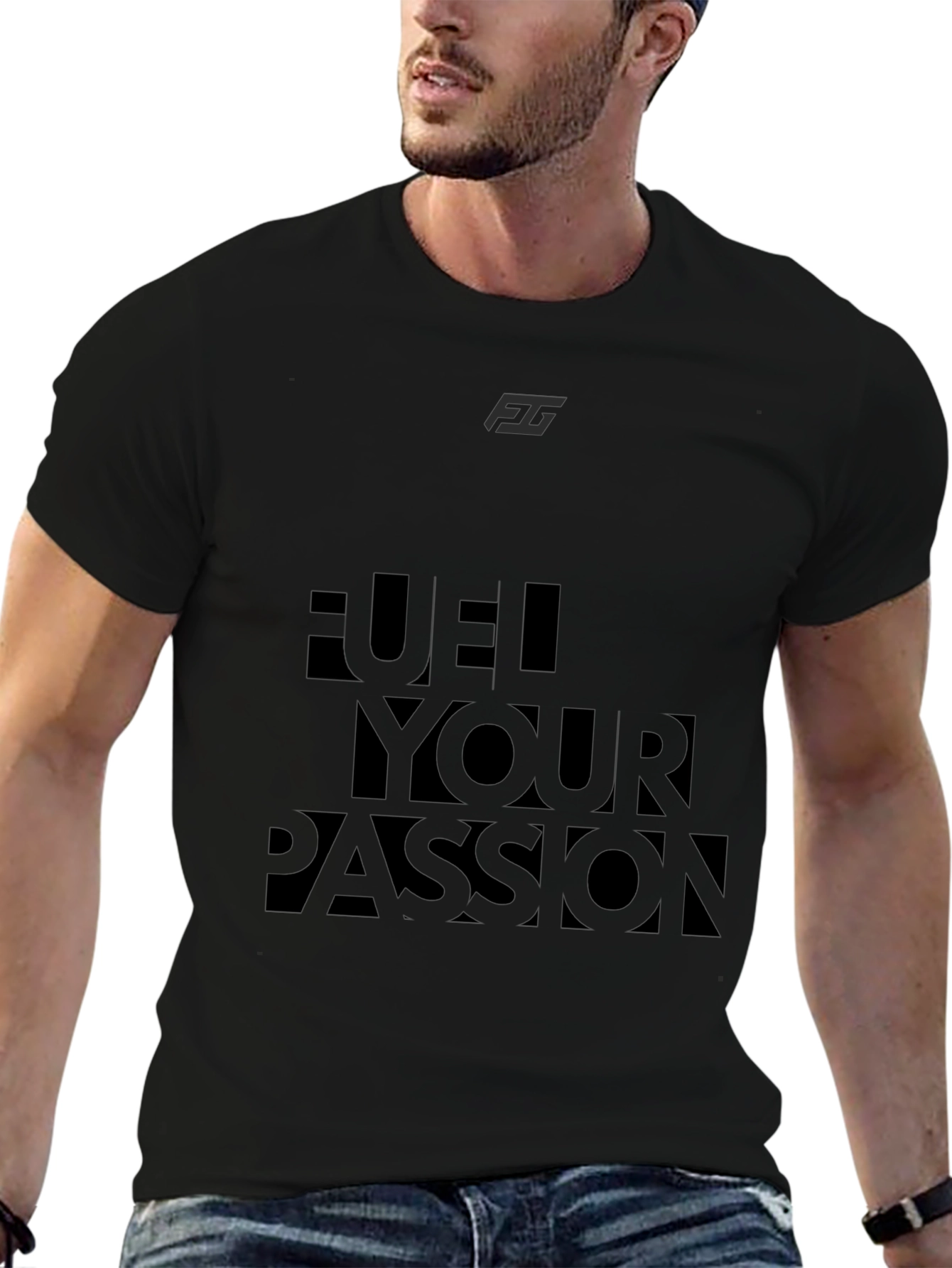 Fuel Your Passion Black Tee