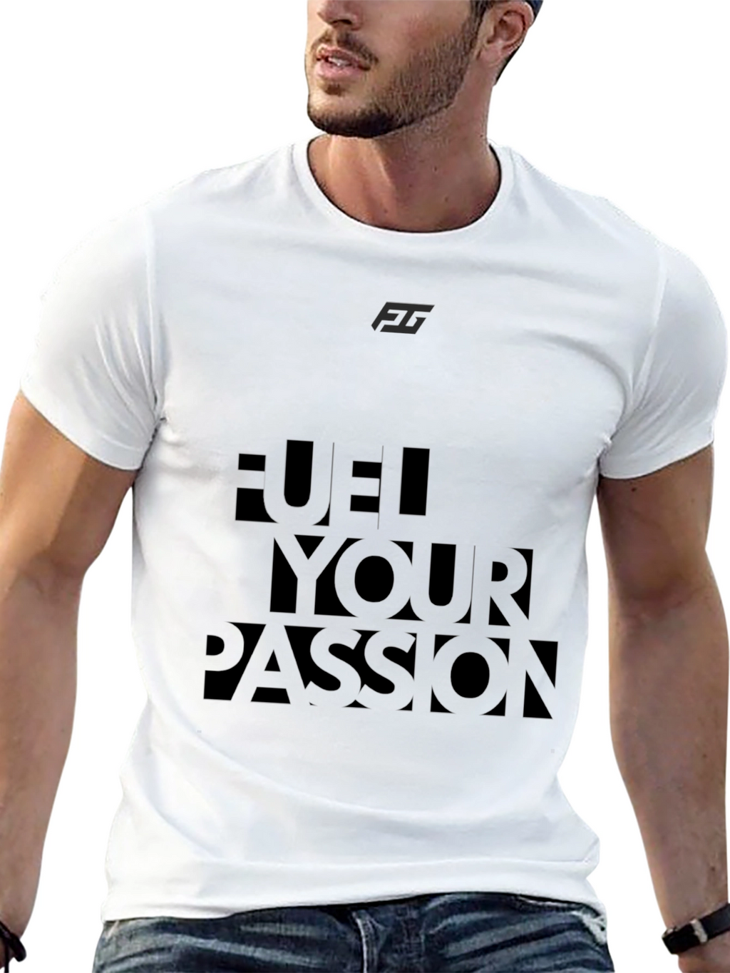 Fuel Your Passion Black Tee