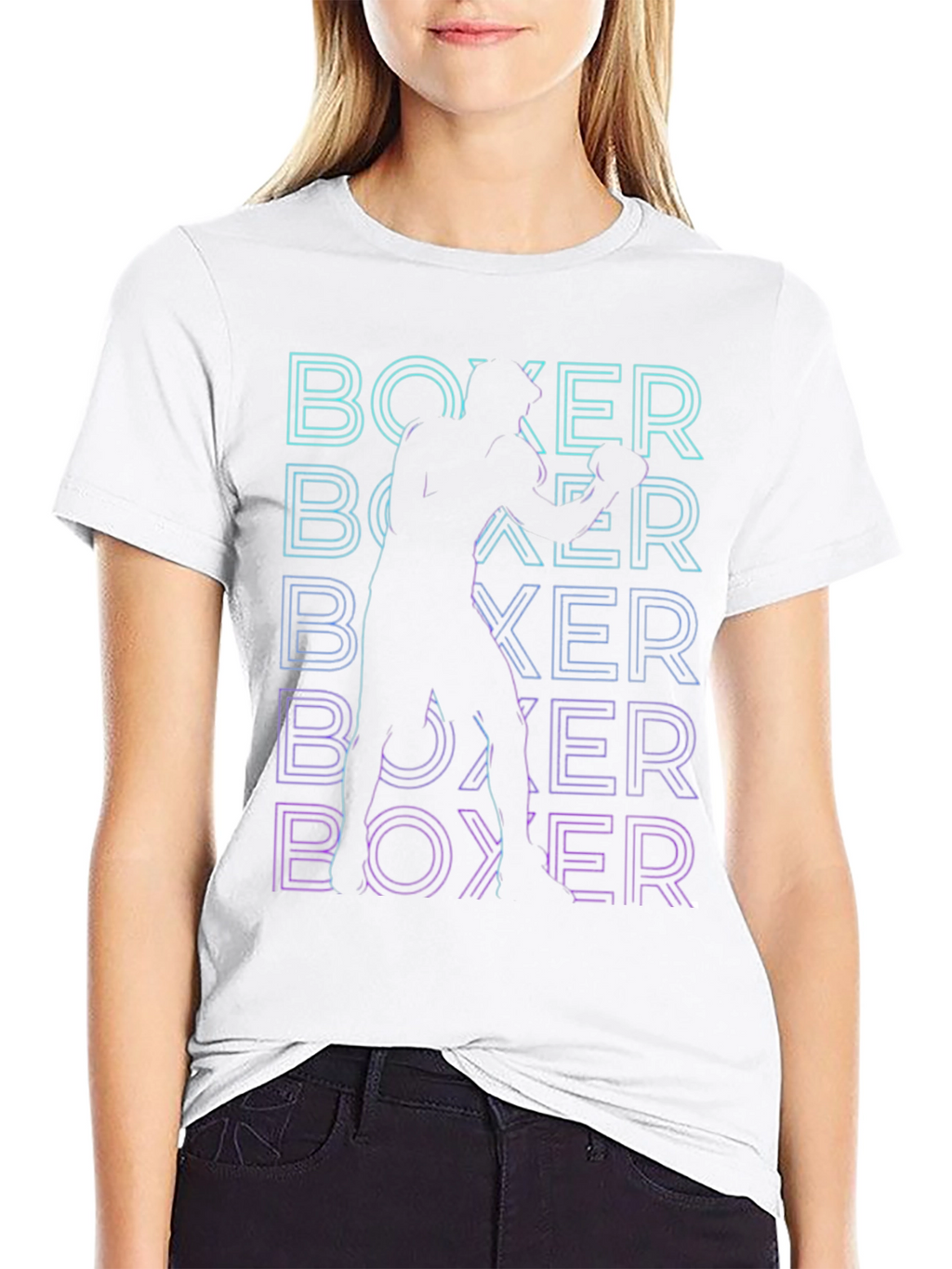Boxer Graphic T-Shirt - Black