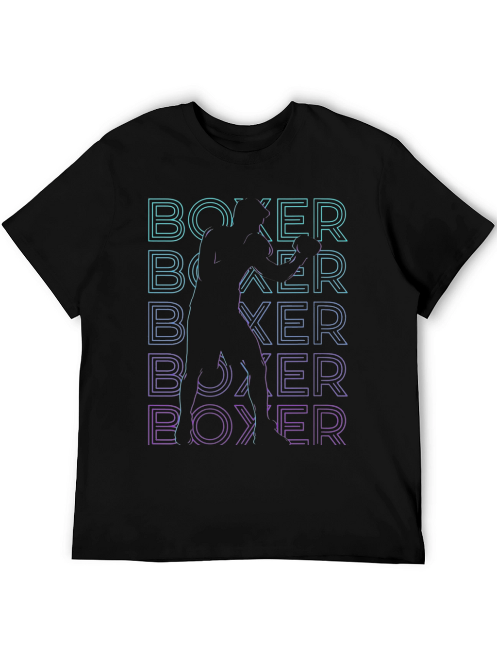 Boxer Graphic T-Shirt - Black