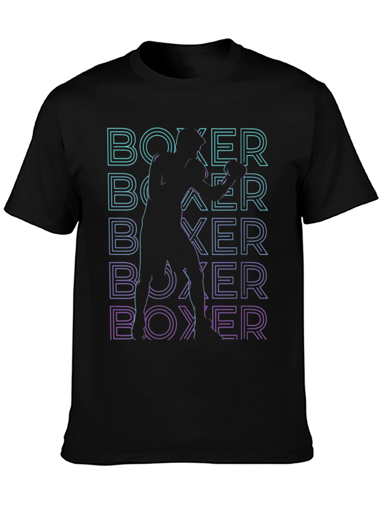Boxer Graphic T-Shirt - Black