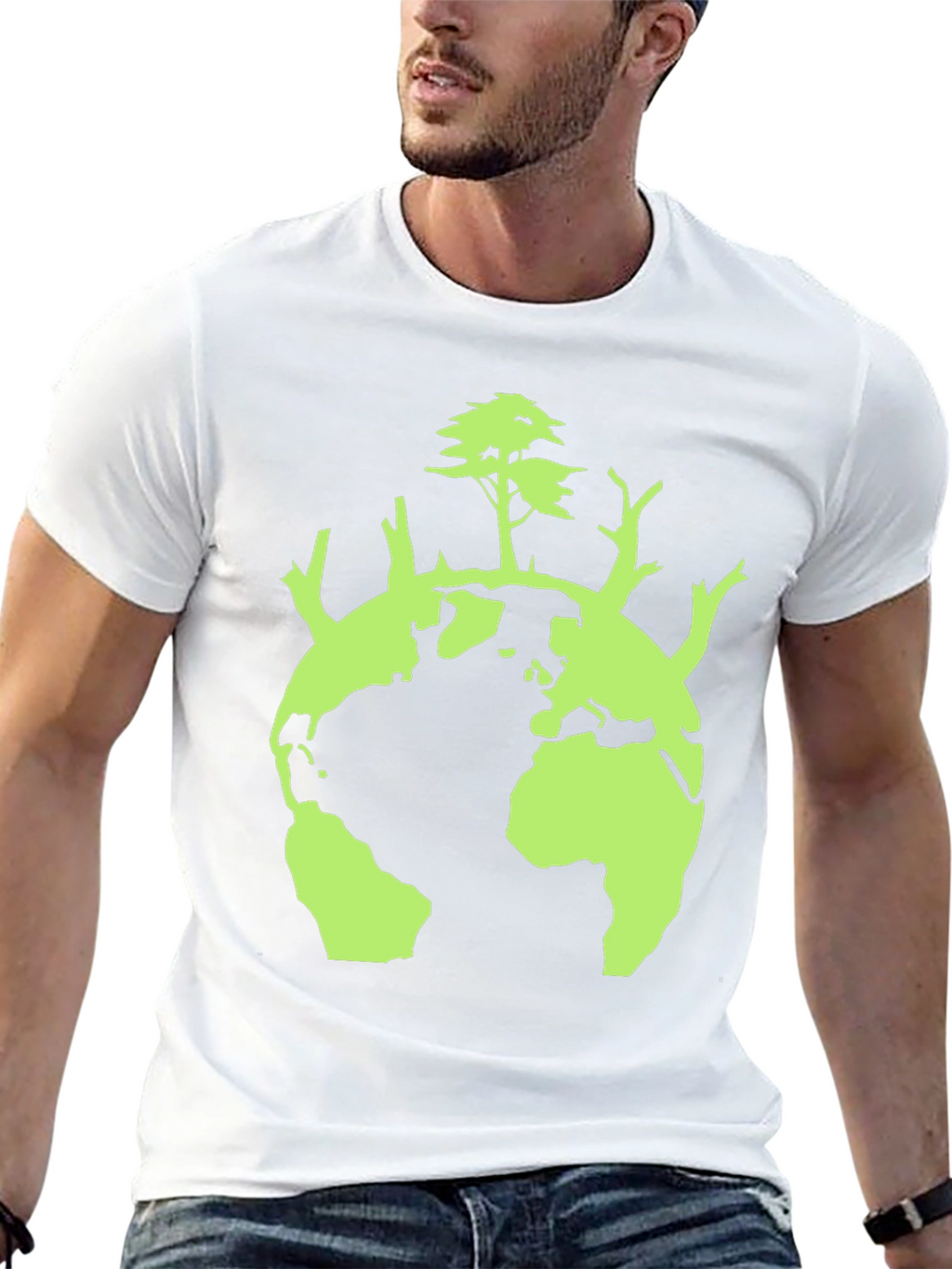 Earth Tree Graphic Tee - Eco-Friendly Design