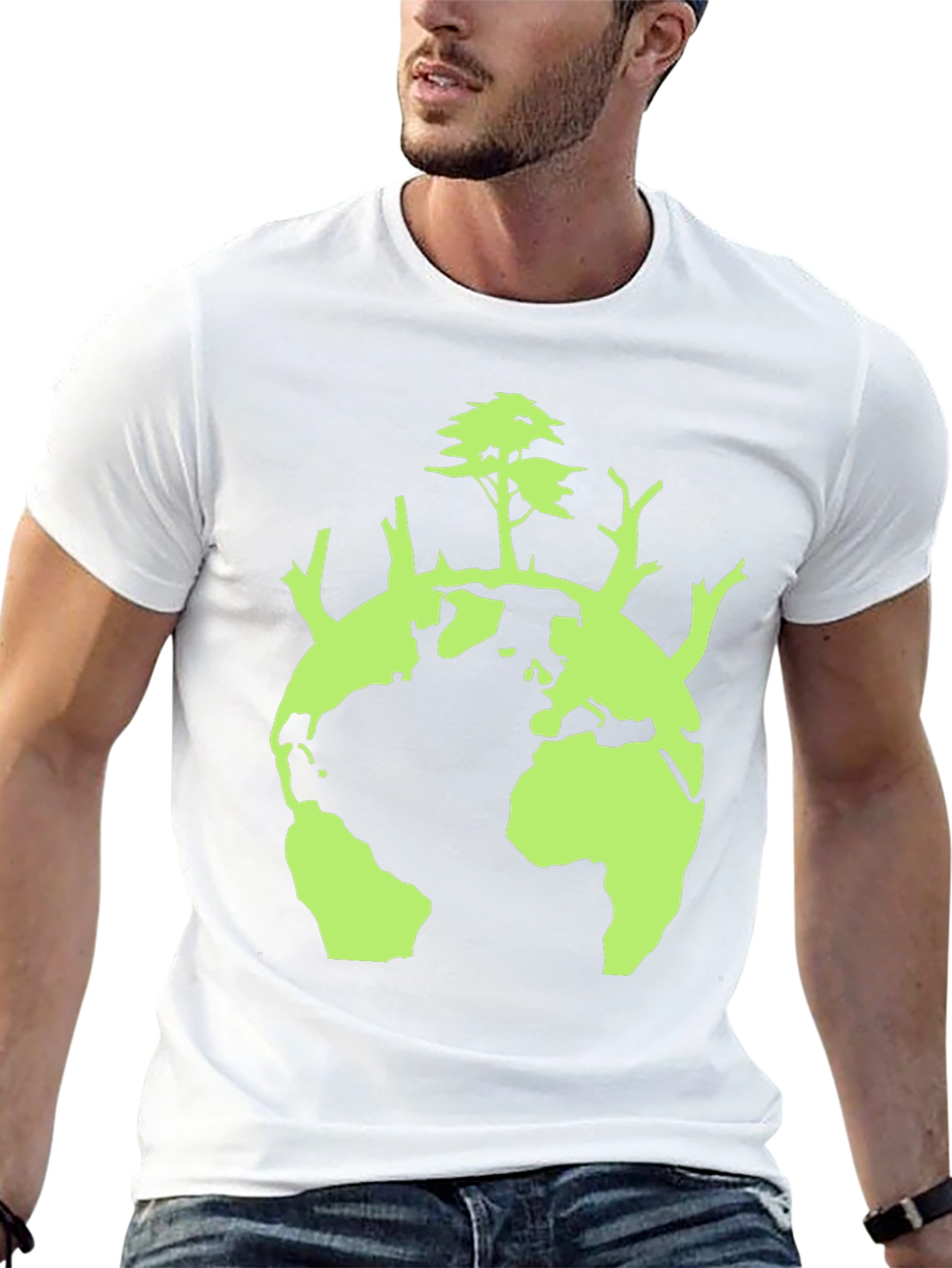 Earth Tree Graphic Tee - Eco-Friendly Design