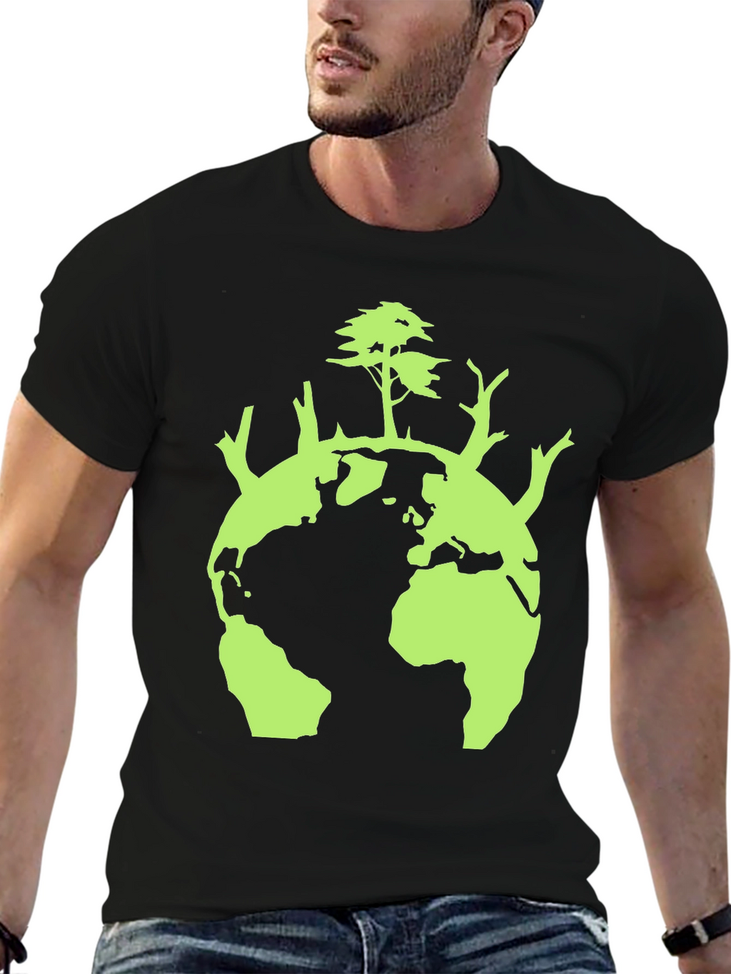 Earth Tree Graphic Tee - Eco-Friendly Design