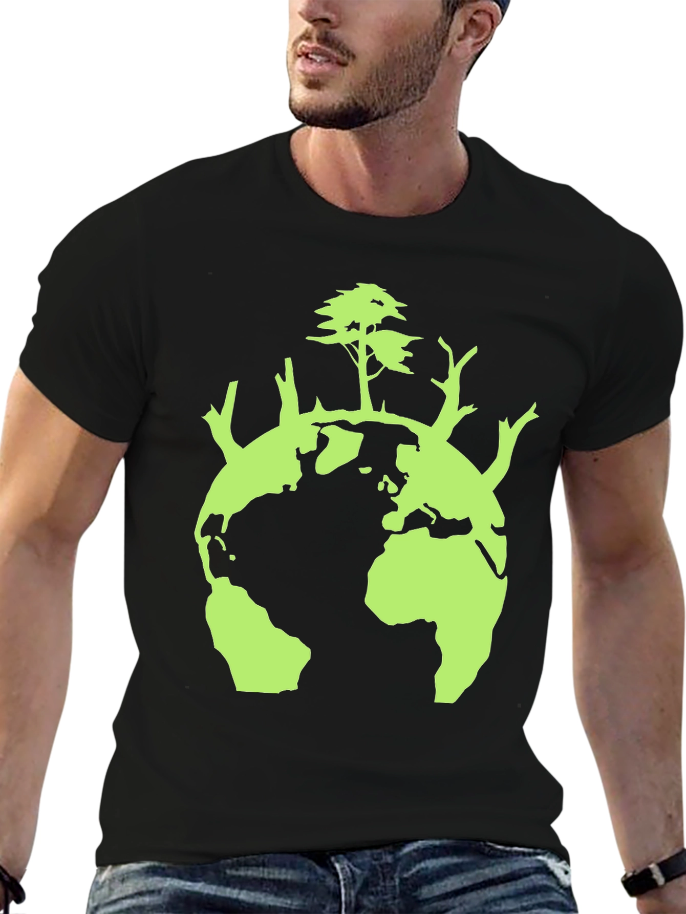 Earth Tree Graphic Tee - Eco-Friendly Design