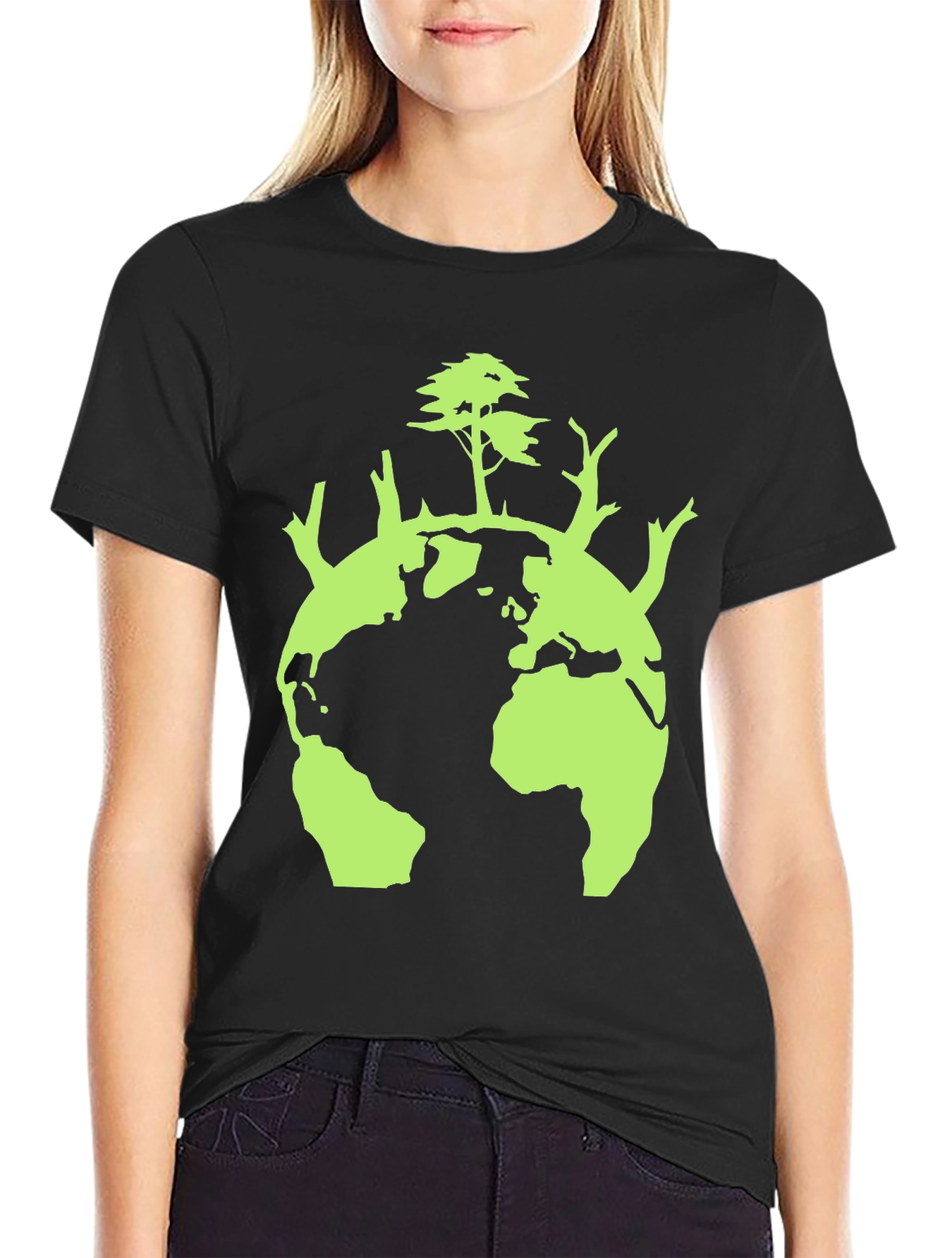Earth Tree Graphic Tee - Eco-Friendly Design