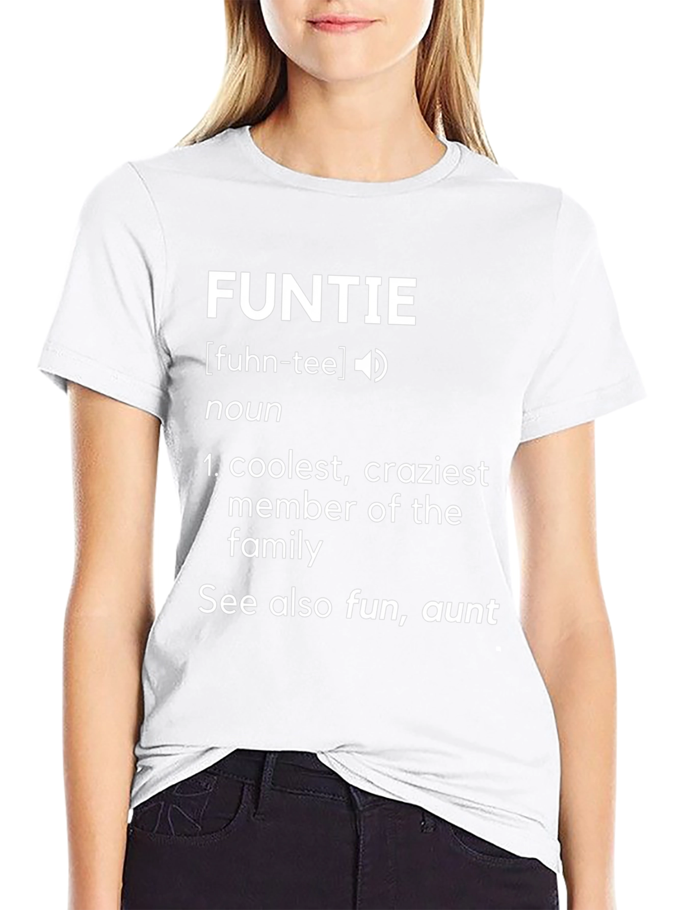 FUNTIE Definition T-Shirt - Cool Auntie Tee
