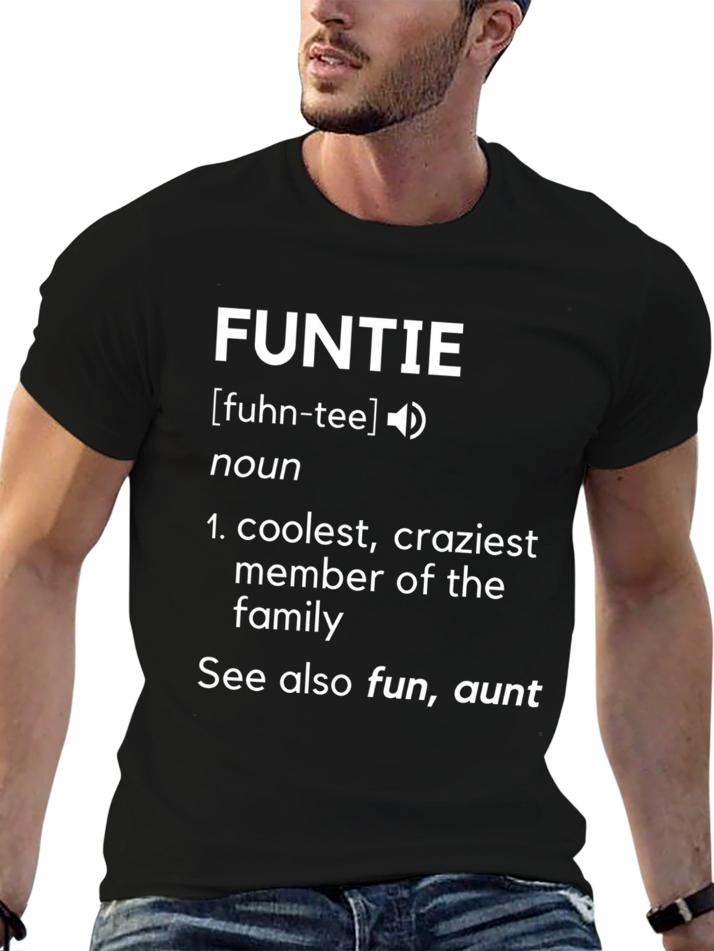 FUNTIE Definition T-Shirt - Cool Auntie Tee