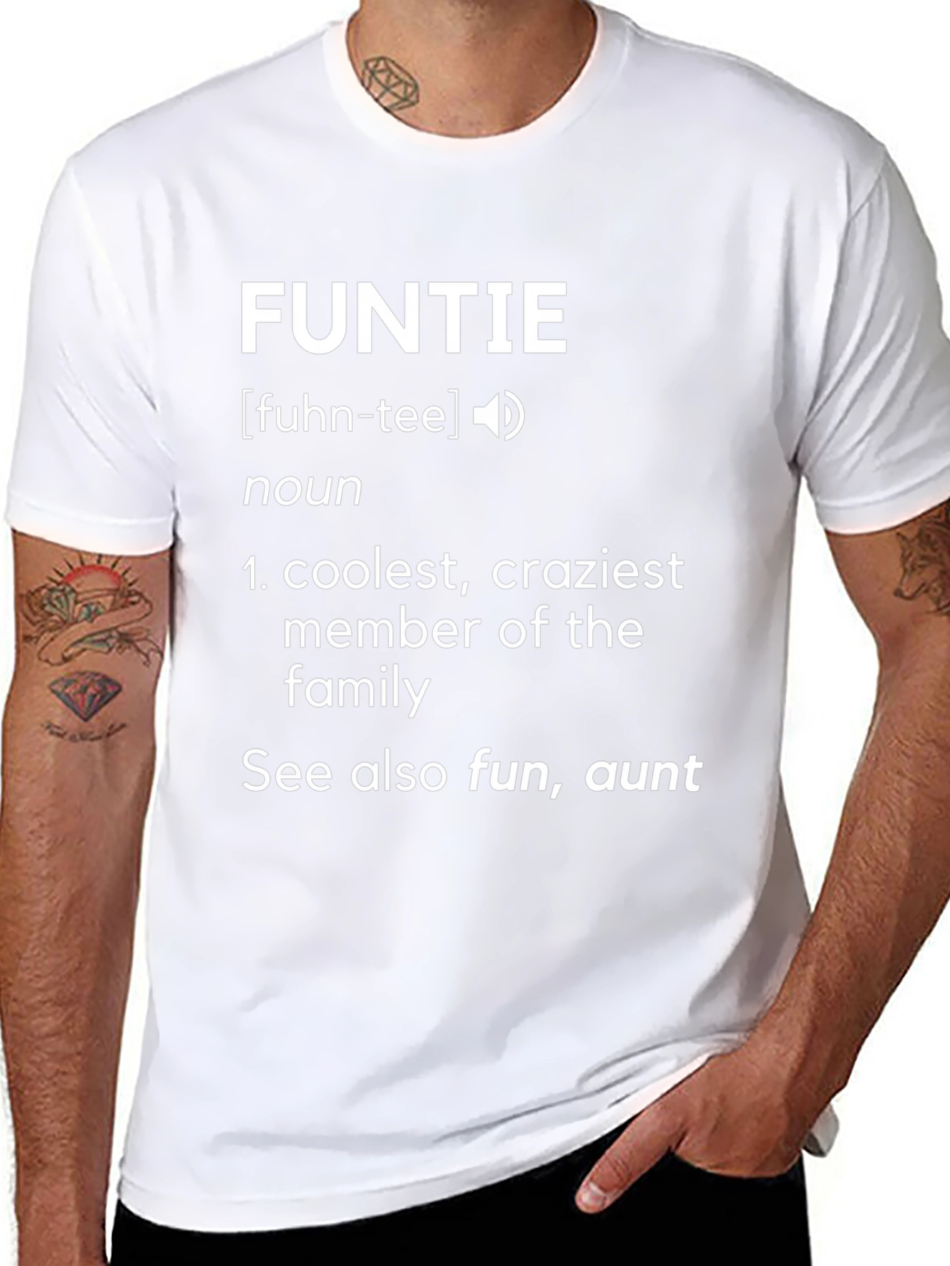 FUNTIE Definition T-Shirt - Cool Auntie Tee