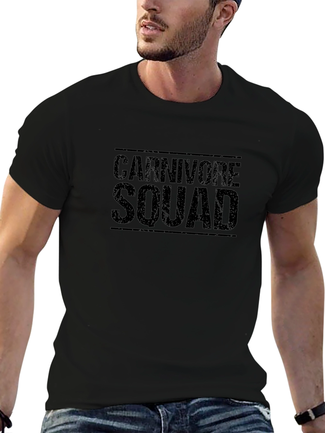 Carnivore Squad Black Graphic Tee - Unisex