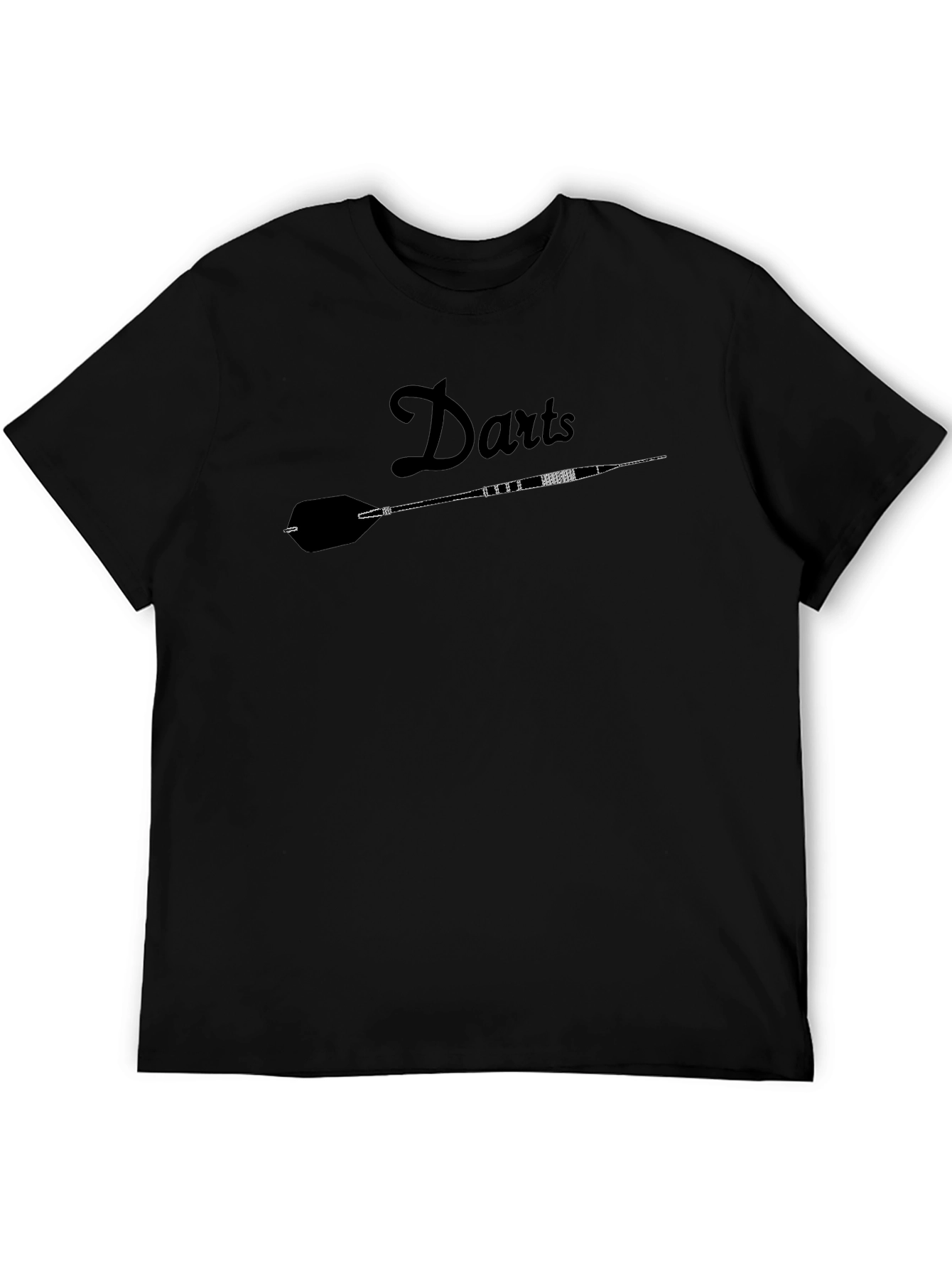 Darts Graphic T-Shirt - Casual Cotton Tee