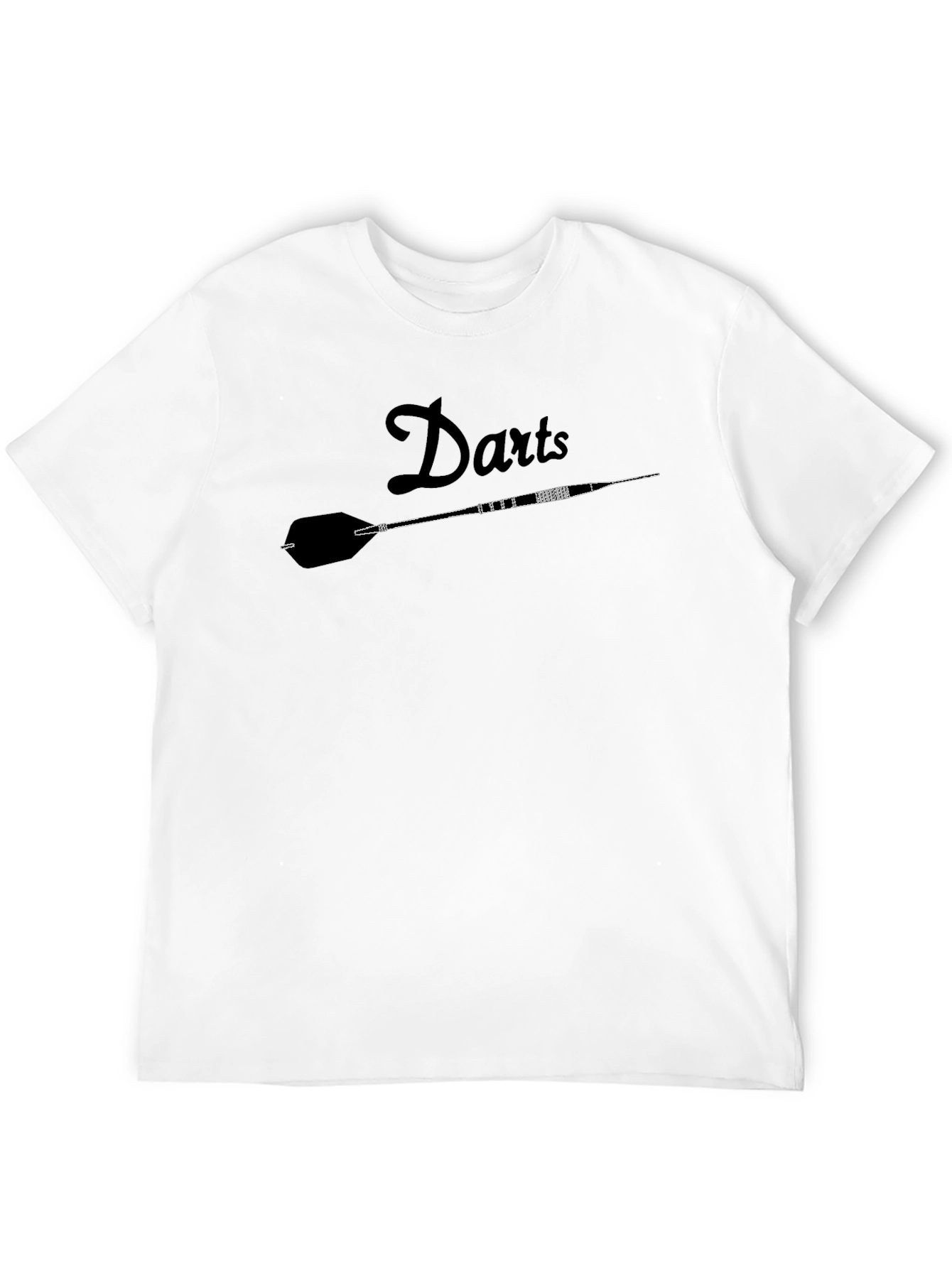 Darts Graphic T-Shirt - Casual Cotton Tee