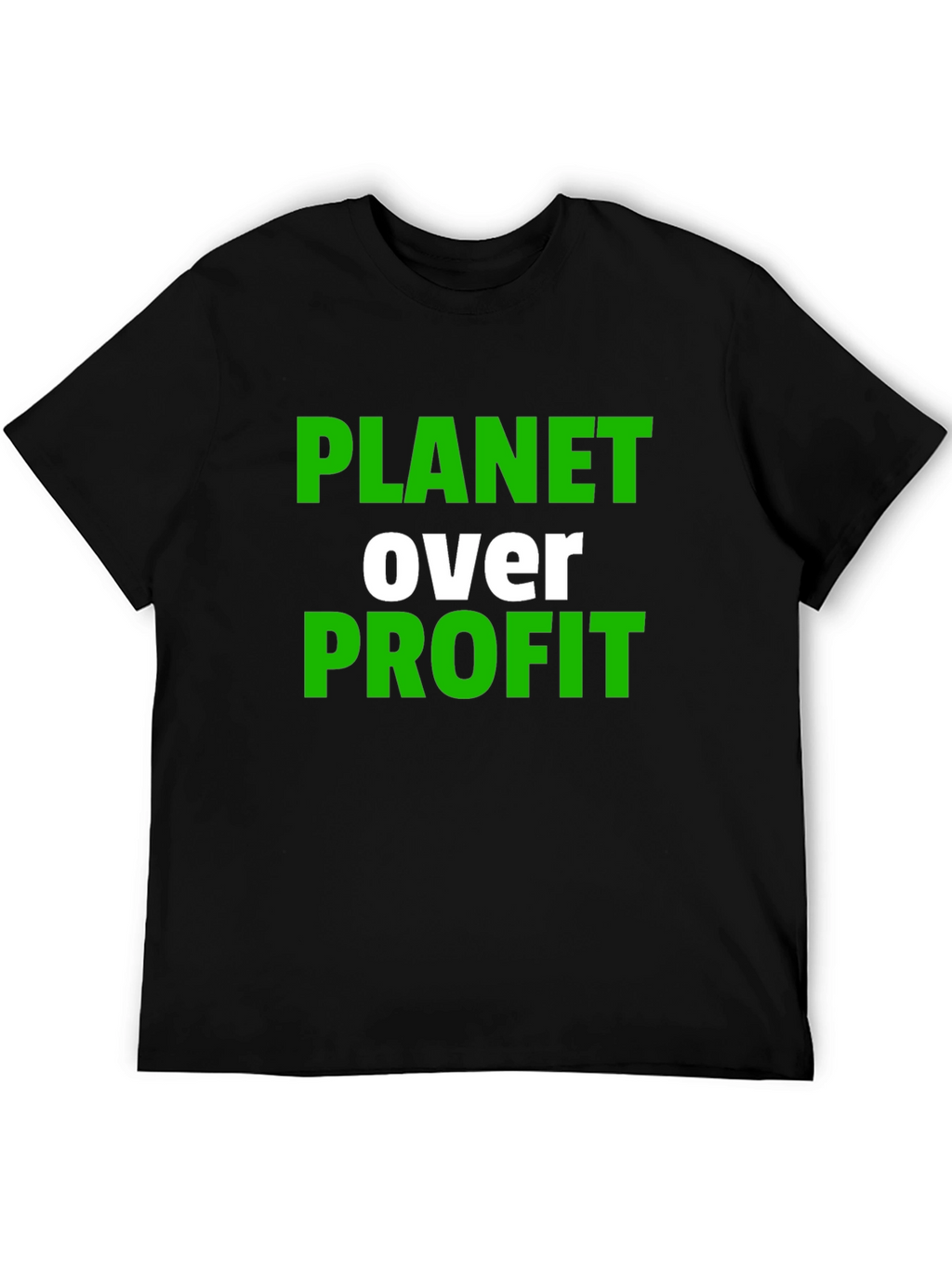 Planet Over Profit Graphic Tee - Black
