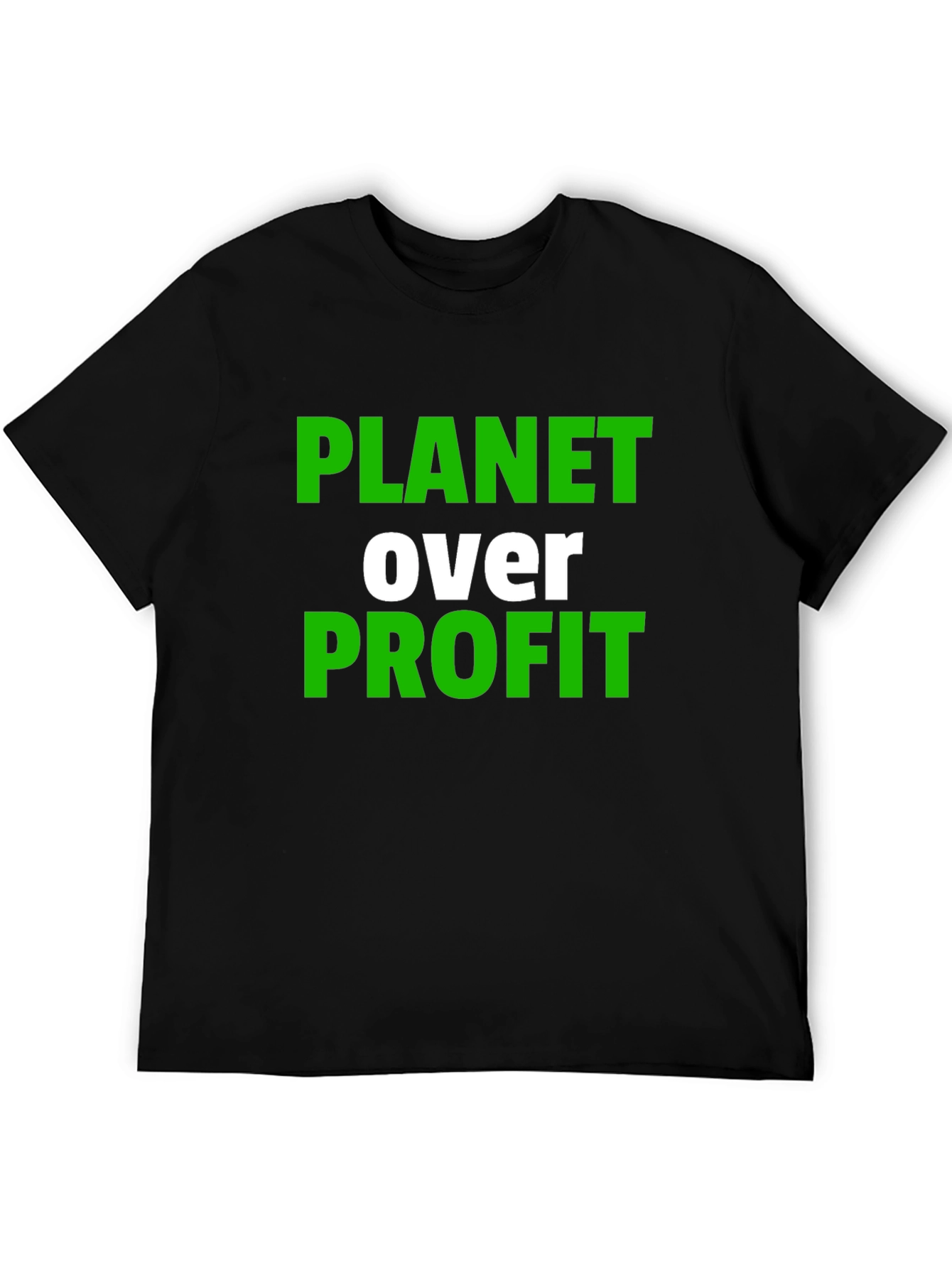 Planet Over Profit Graphic Tee - Black