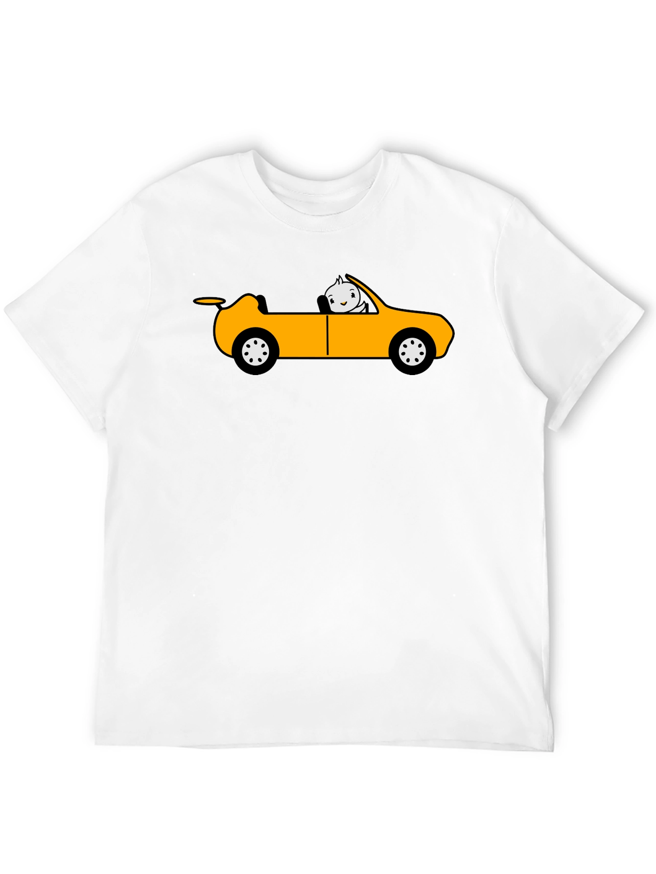 Cartoon Car T-Shirt - Unique Graphic Tee