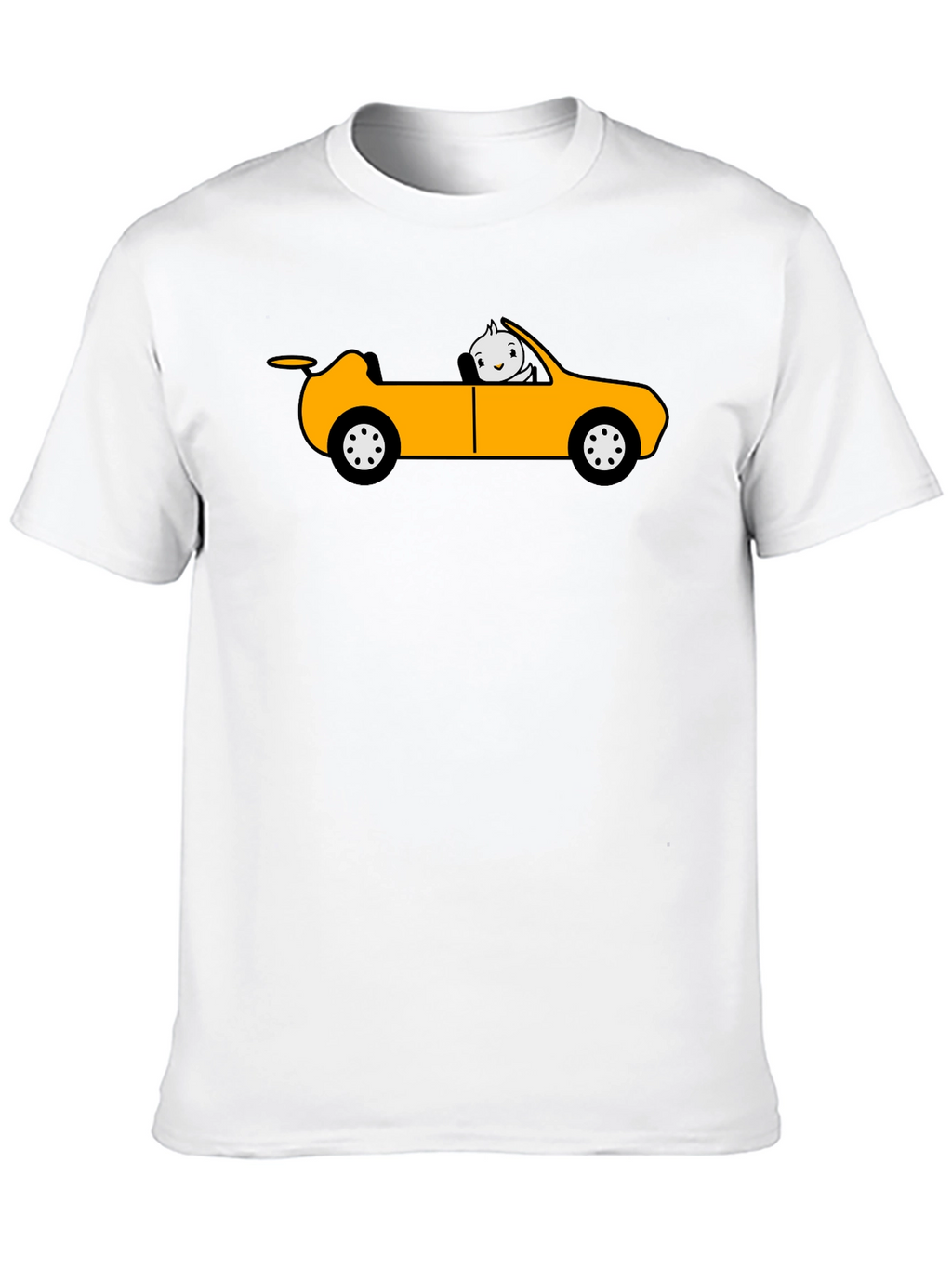 Cartoon Car T-Shirt - Unique Graphic Tee