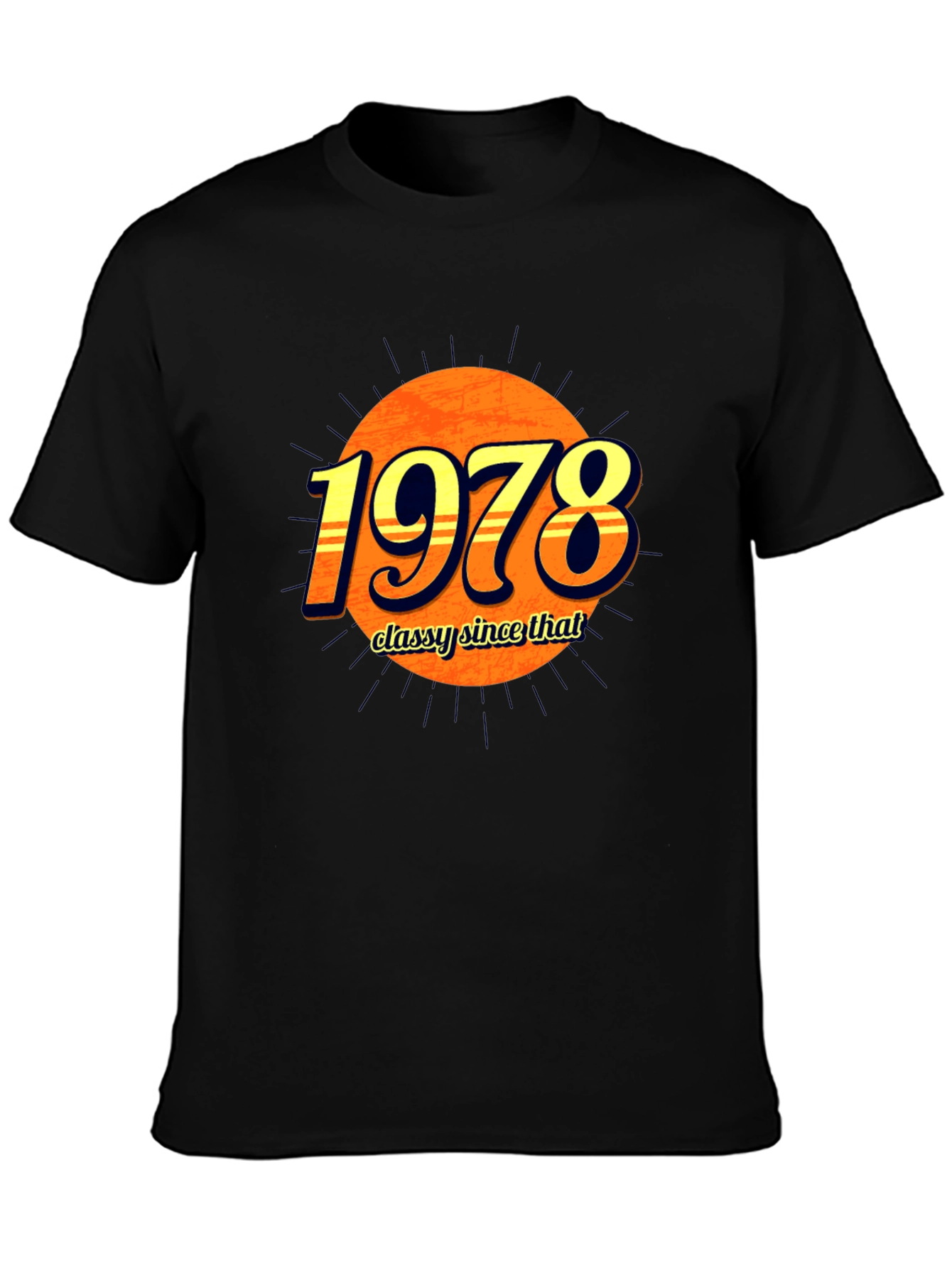 Classy Since 1978 Graphic Tee - Birthday Gift