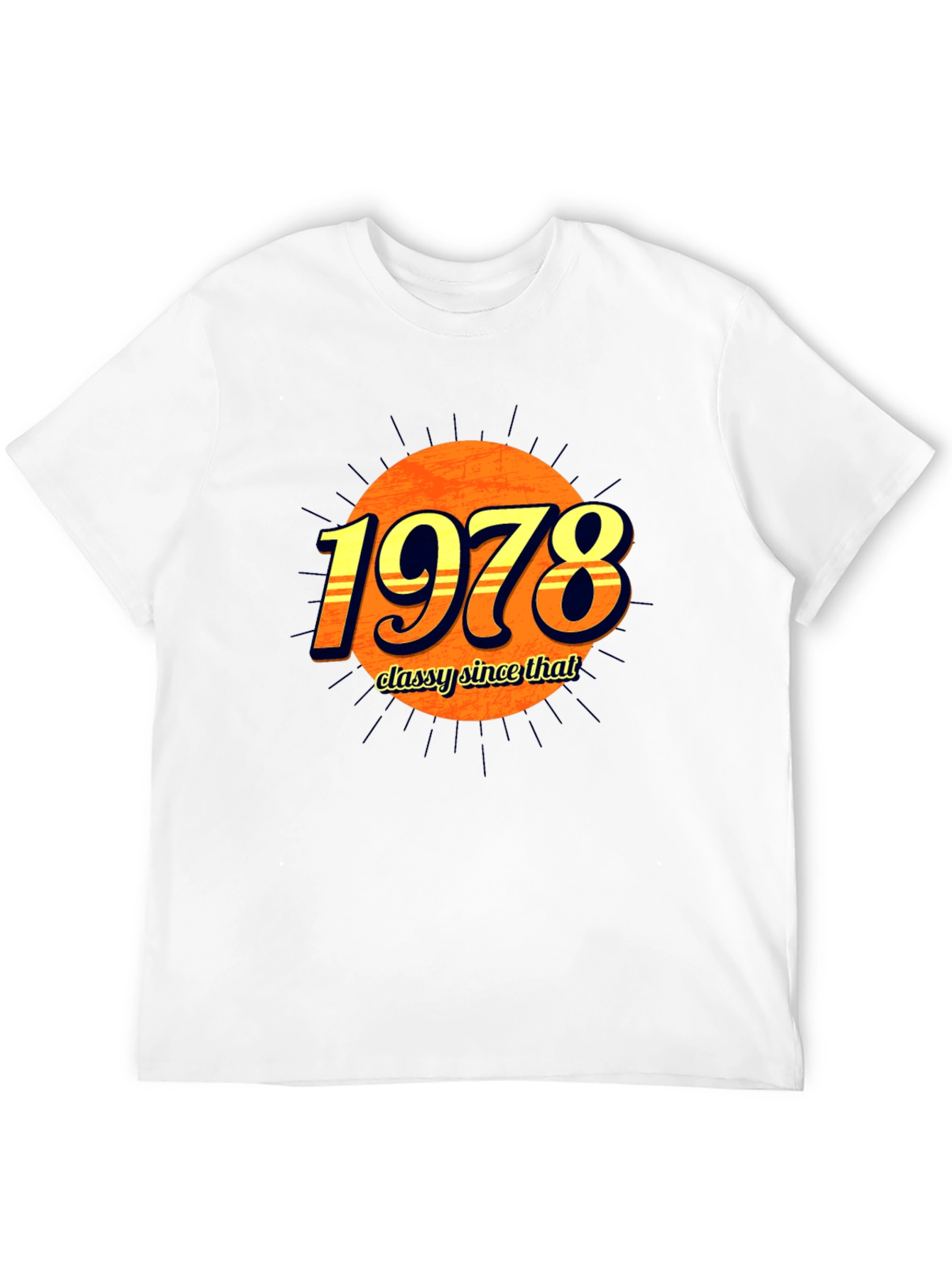 Classy Since 1978 Graphic Tee - Birthday Gift