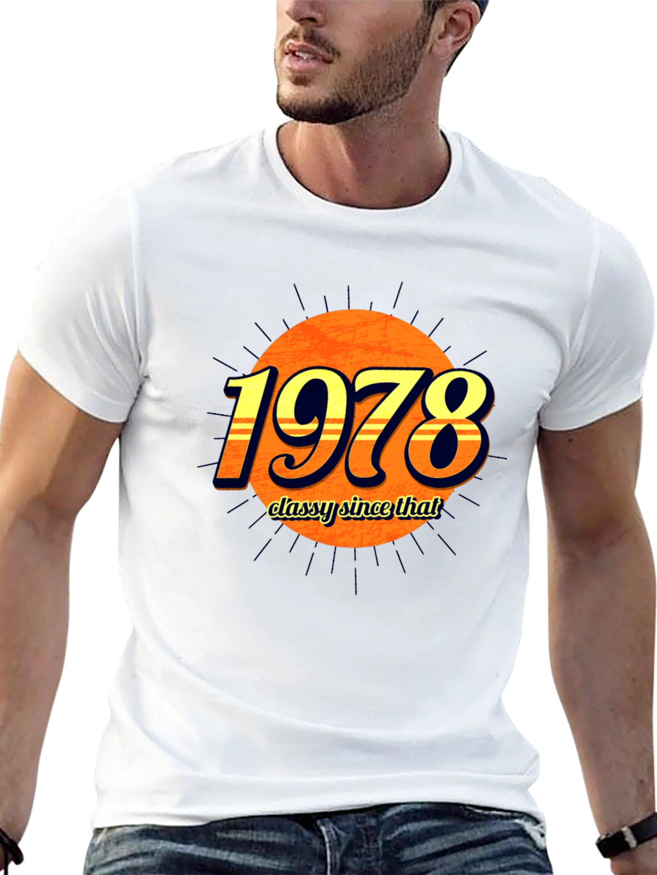 Classy Since 1978 Graphic Tee - Birthday Gift