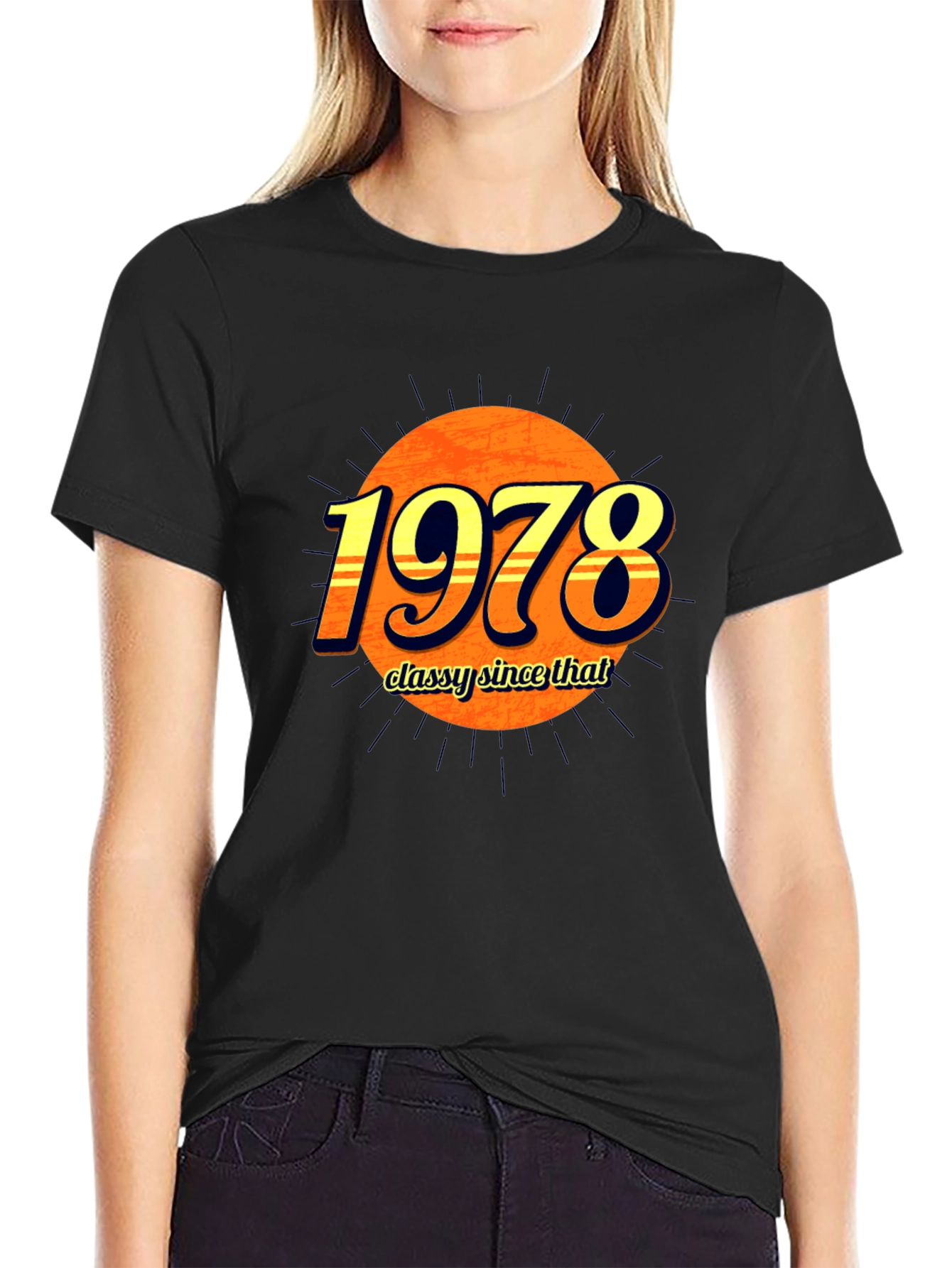 Classy Since 1978 Graphic Tee - Birthday Gift