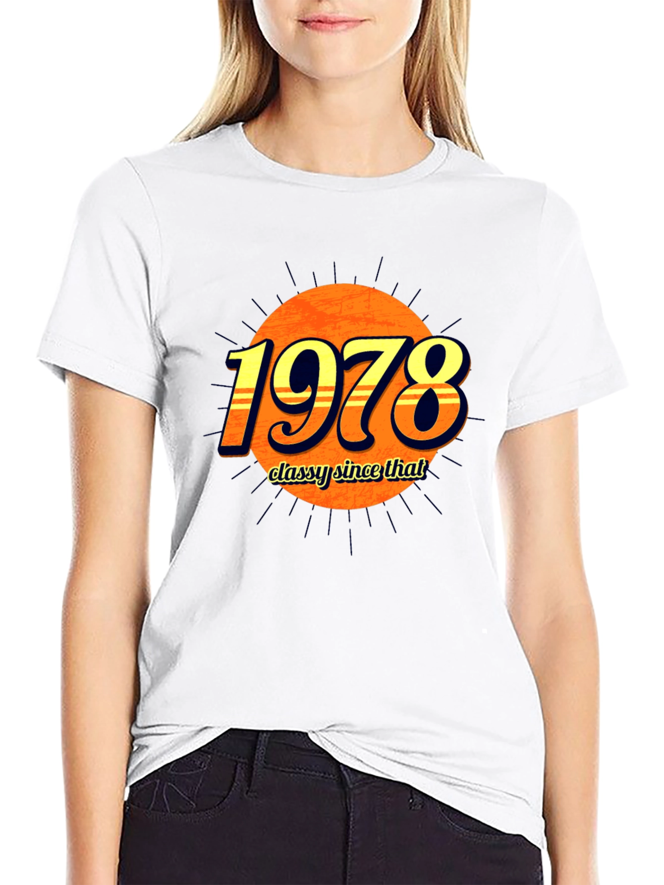 Classy Since 1978 Graphic Tee - Birthday Gift
