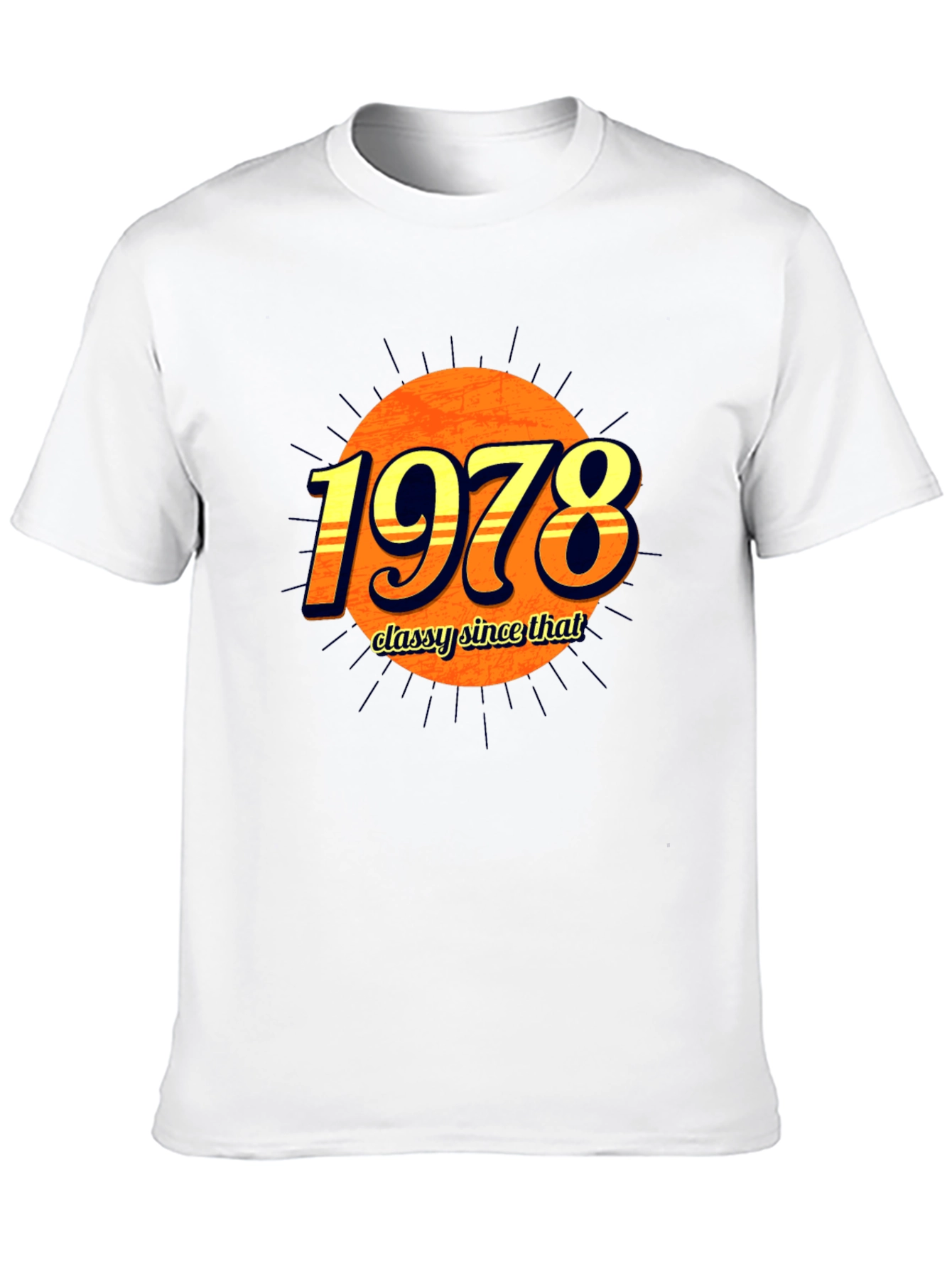 Classy Since 1978 Graphic Tee - Birthday Gift