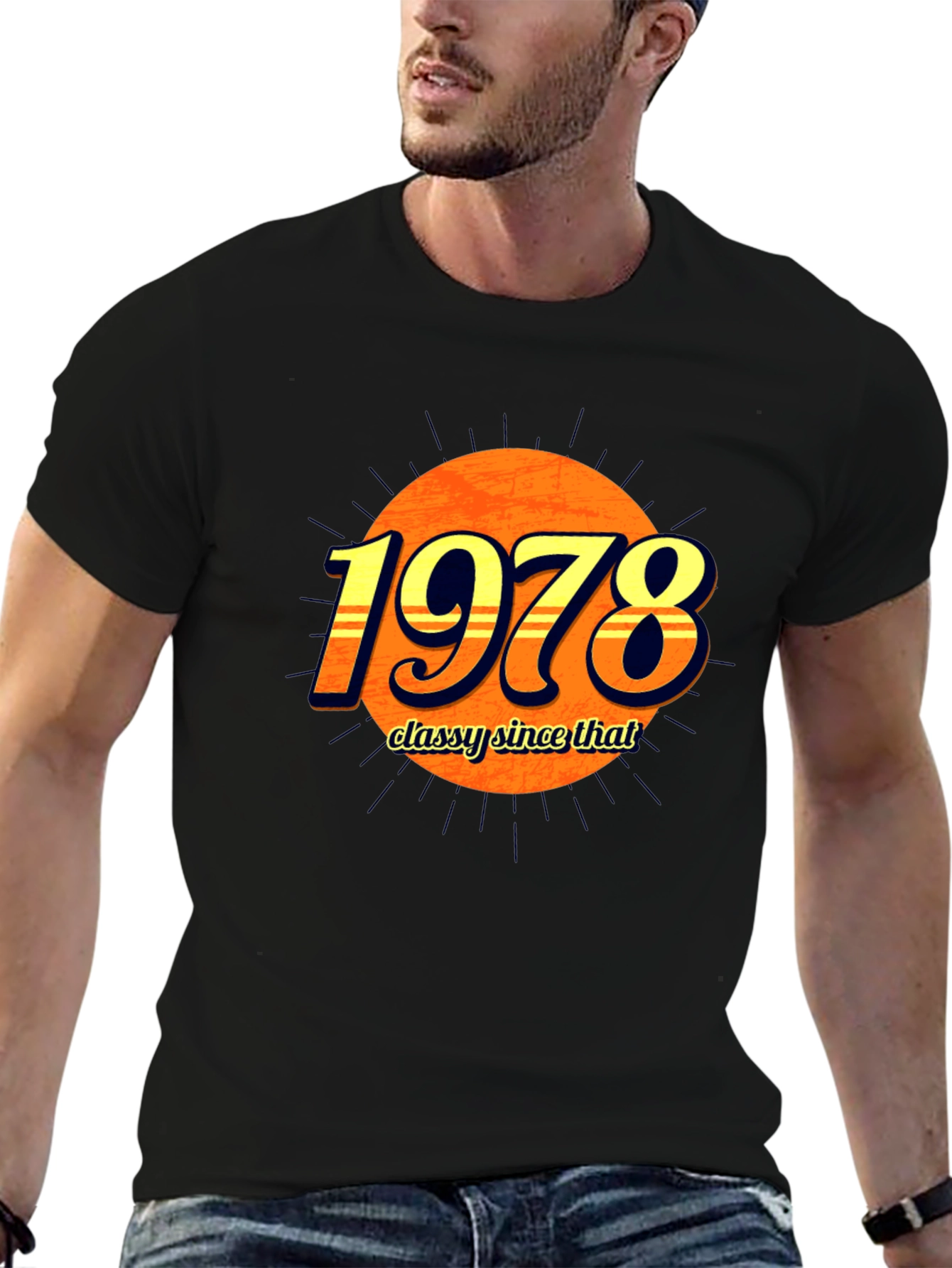 Classy Since 1978 Graphic Tee - Birthday Gift