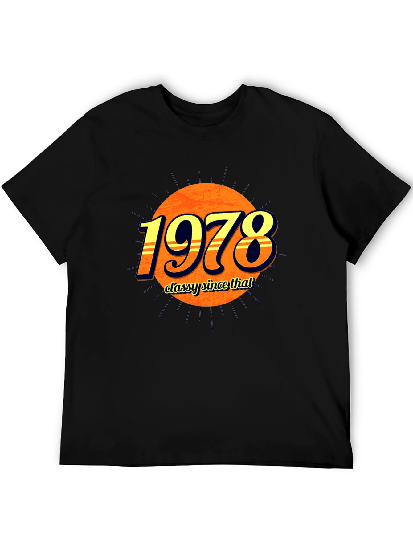 Classy Since 1978 Graphic Tee - Birthday Gift