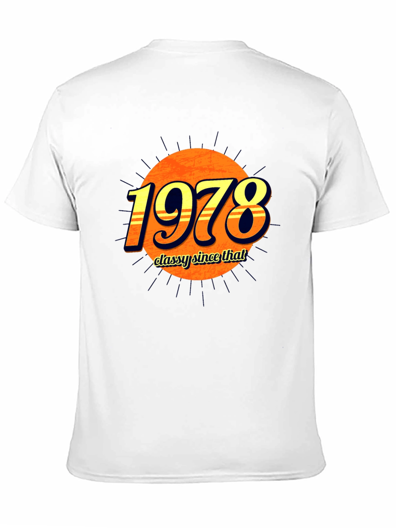 Classy Since 1978 Graphic Tee - Birthday Gift