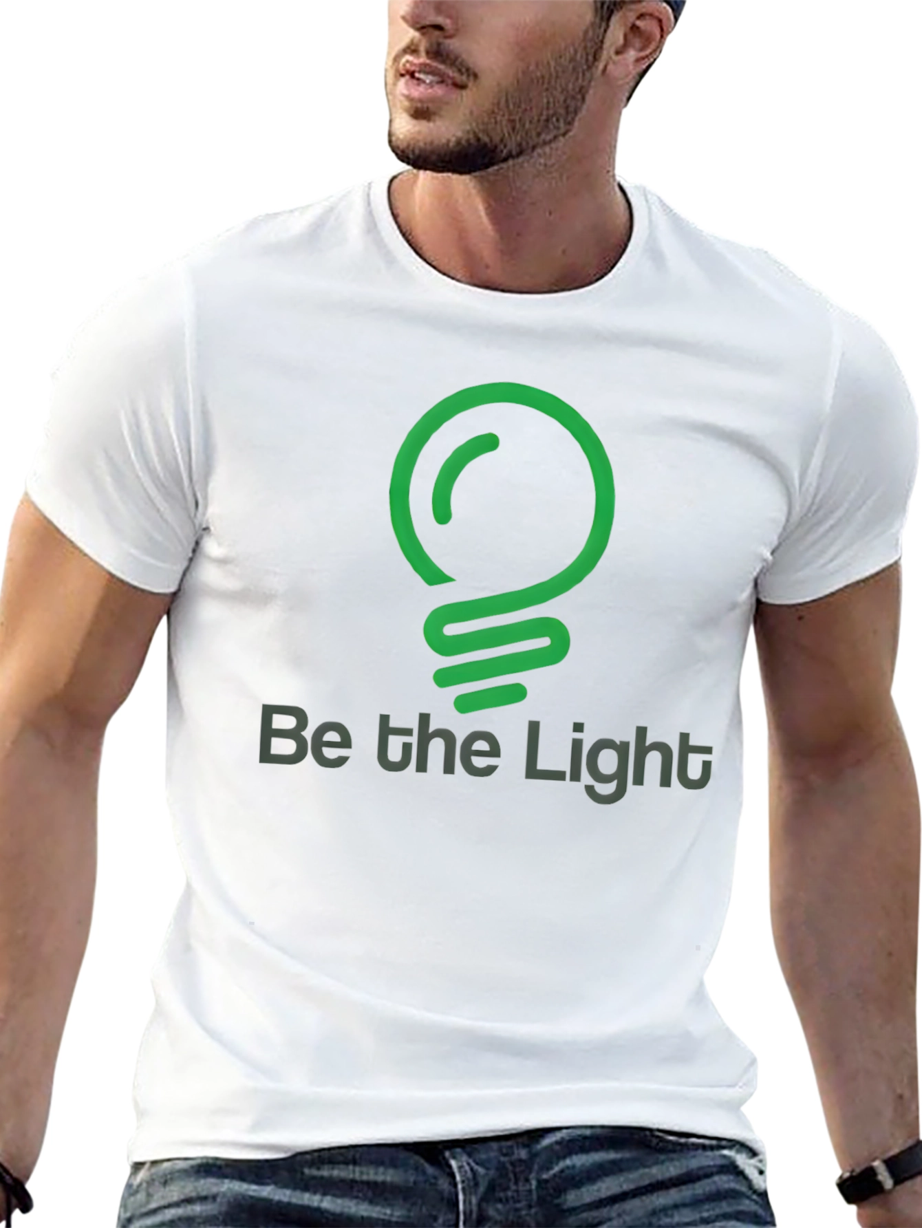 Be the Light Graphic T-Shirt - Black