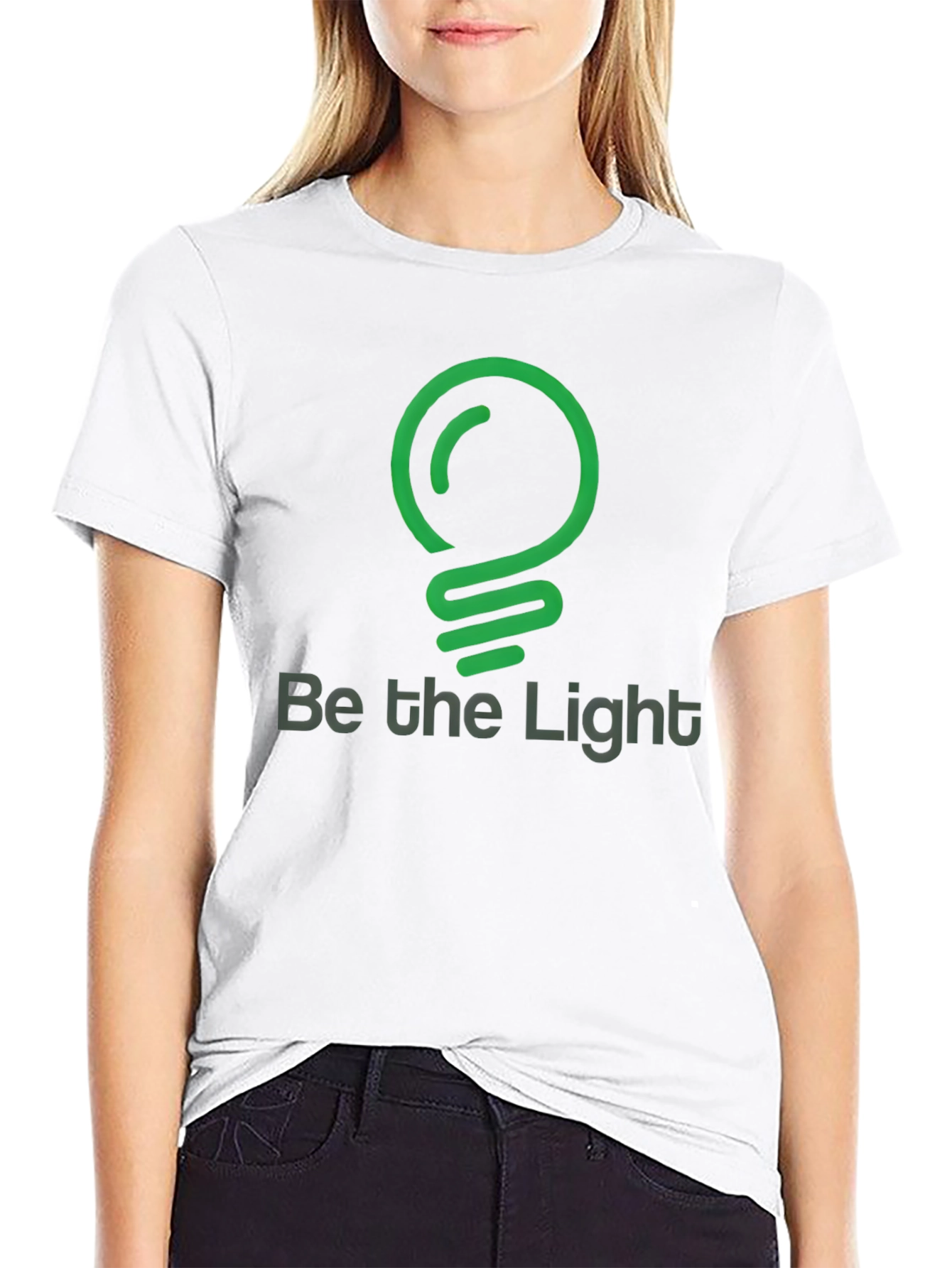 Be the Light Graphic T-Shirt - Black
