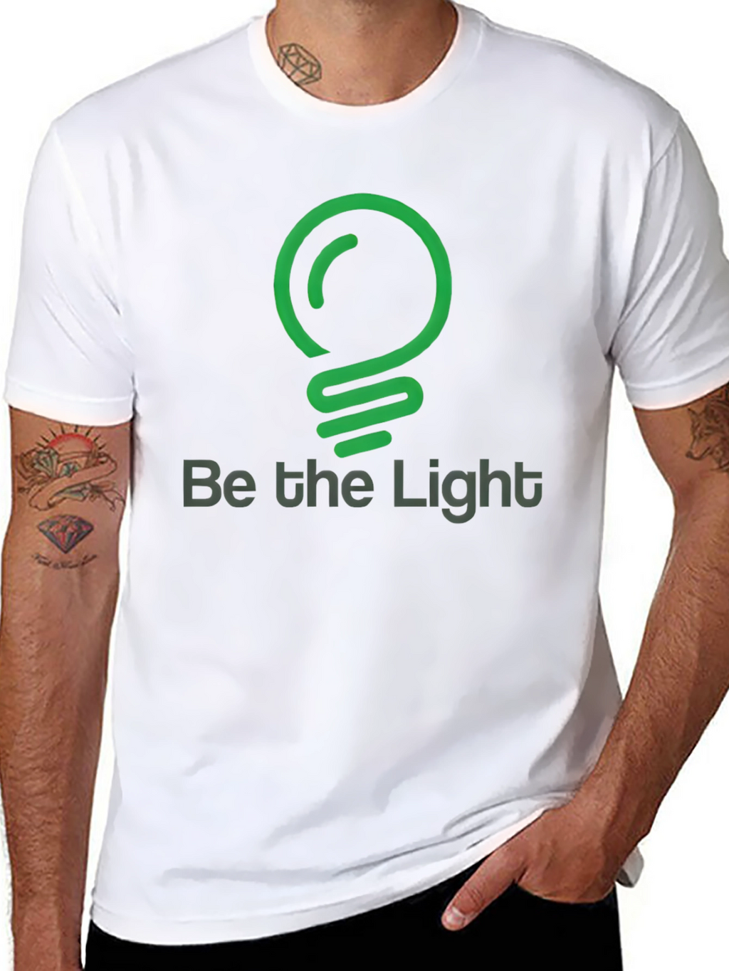 Be the Light Graphic T-Shirt - Black