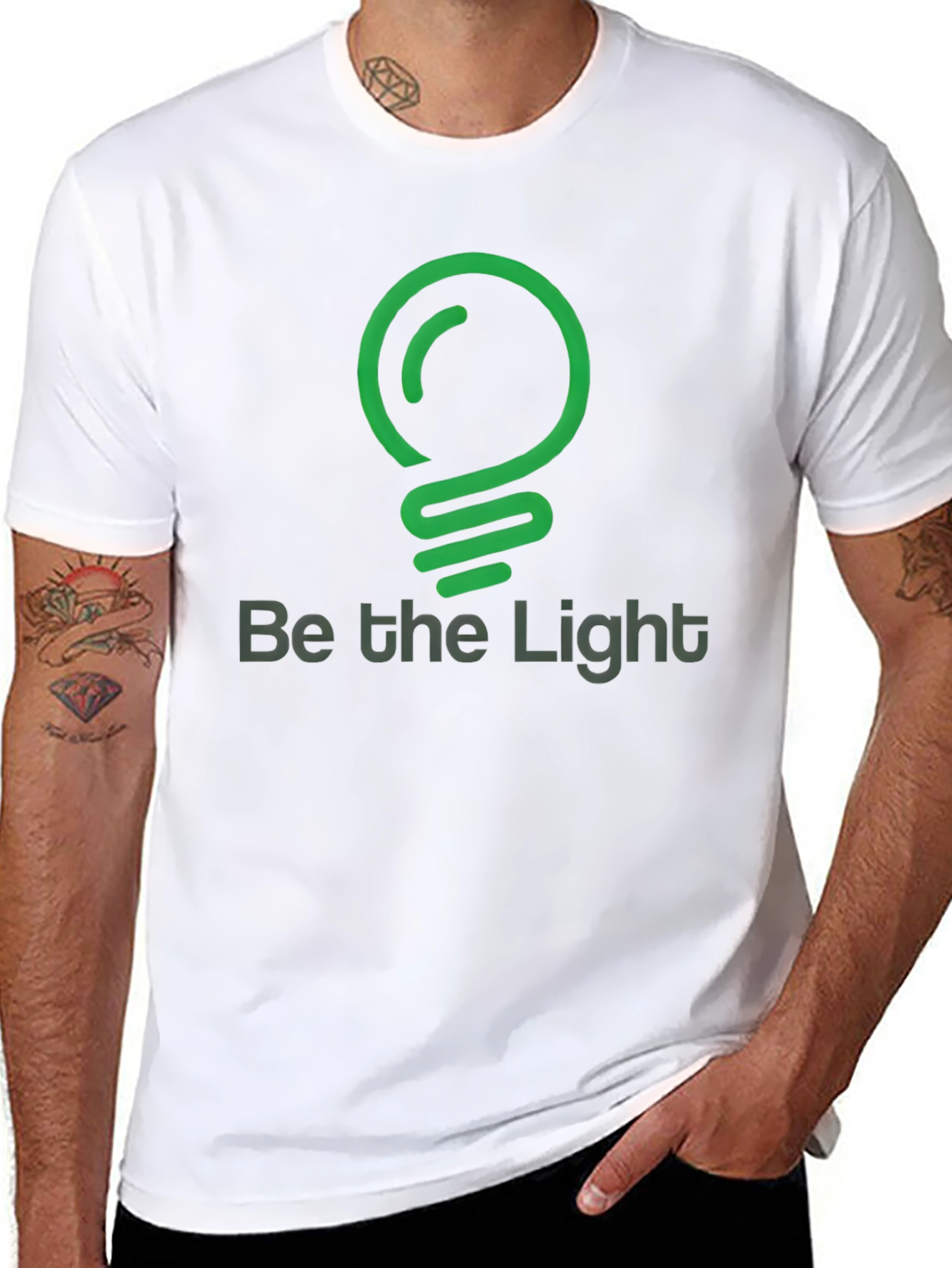 Be the Light Graphic T-Shirt - Black