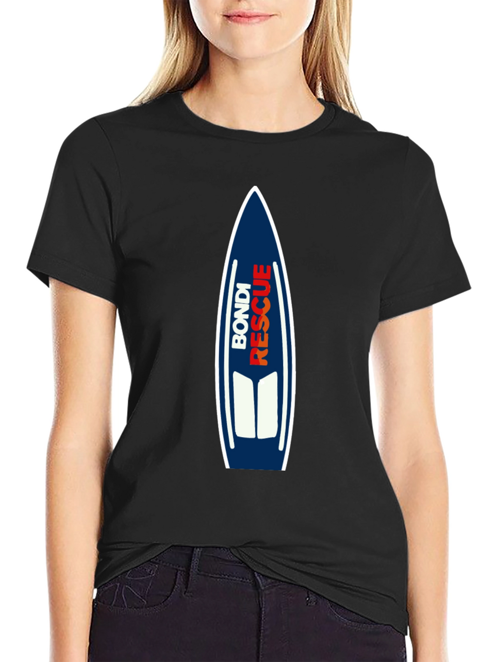 Bondi Rescue Graphic Tee - Surfboard Design