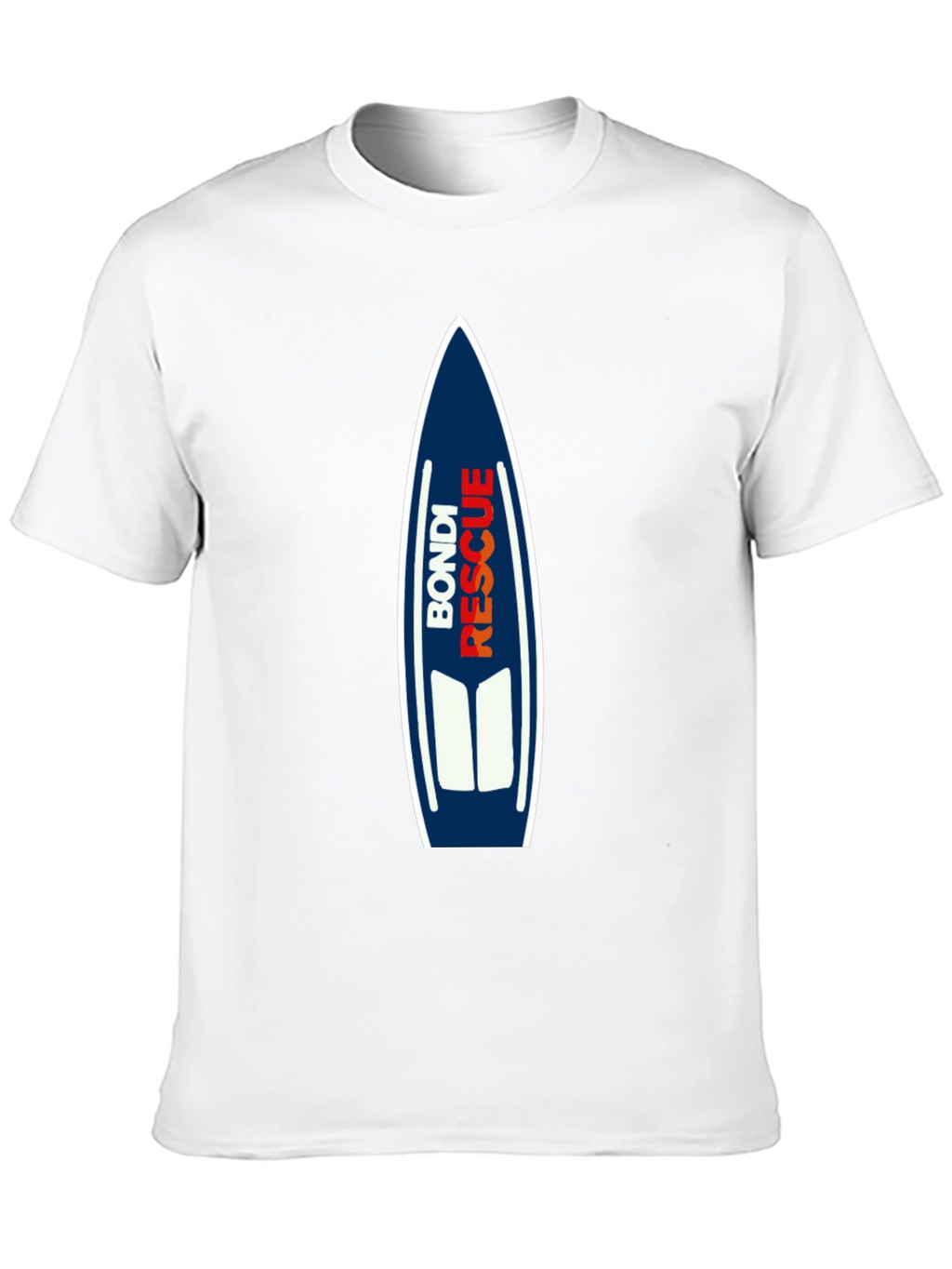 Bondi Rescue Graphic Tee - Surfboard Design