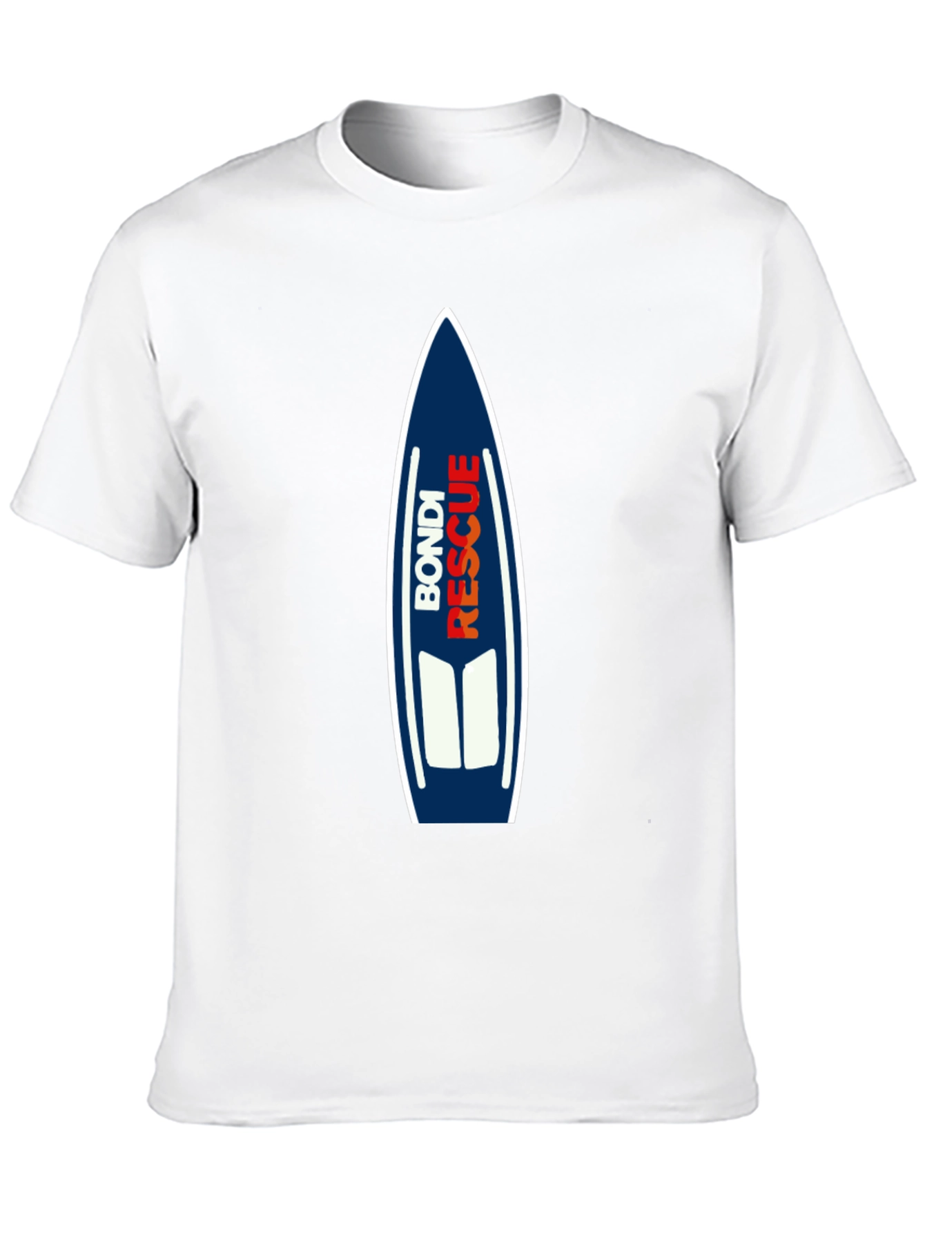 Bondi Rescue Graphic Tee - Surfboard Design
