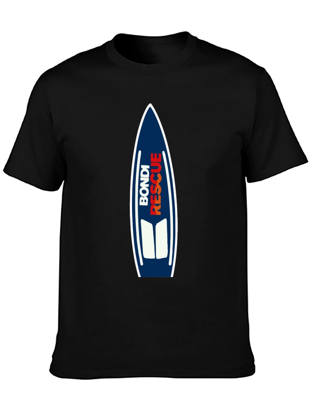 Bondi Rescue Graphic Tee - Surfboard Design