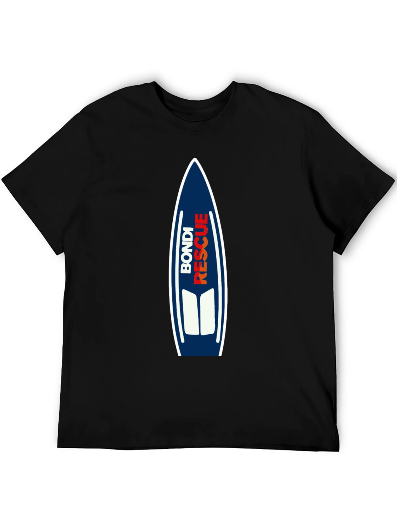 Bondi Rescue Graphic Tee - Surfboard Design