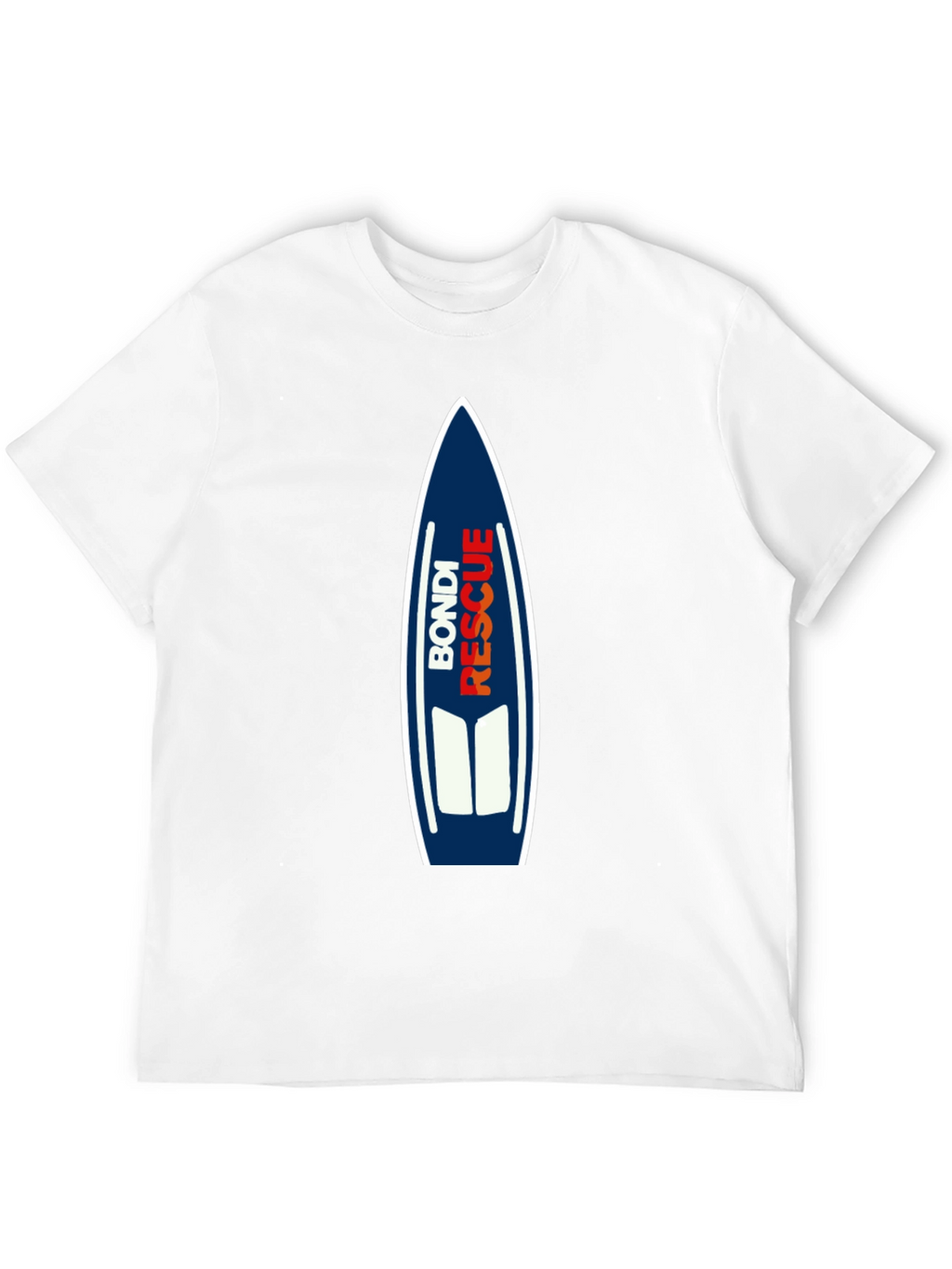 Bondi Rescue Graphic Tee - Surfboard Design