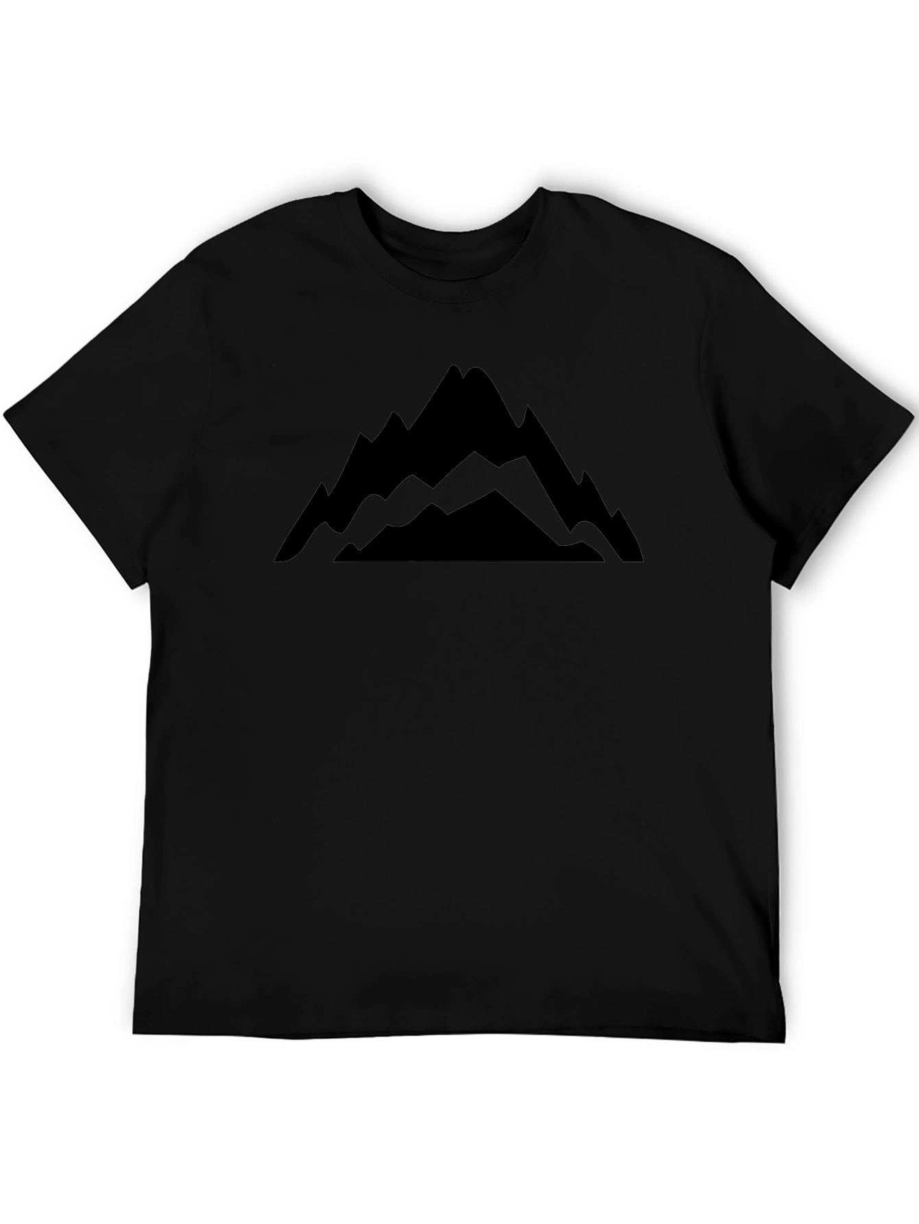 Mountain Graphic Black T-Shirt