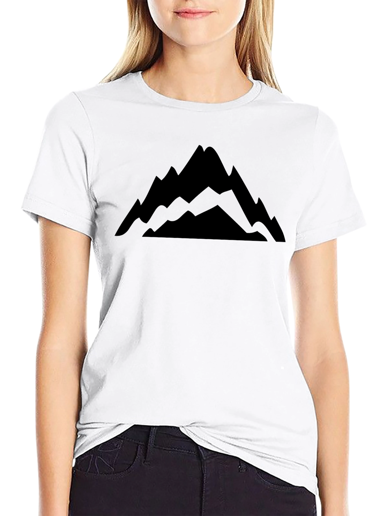 Mountain Graphic Black T-Shirt