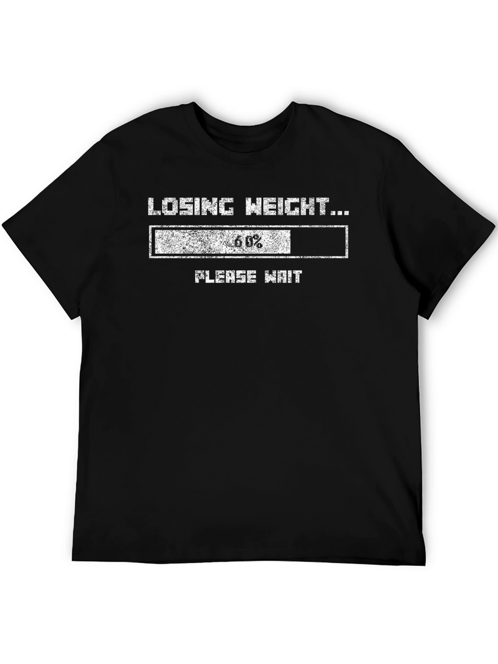 Losing Weight Loading Bar Graphic T-Shirt