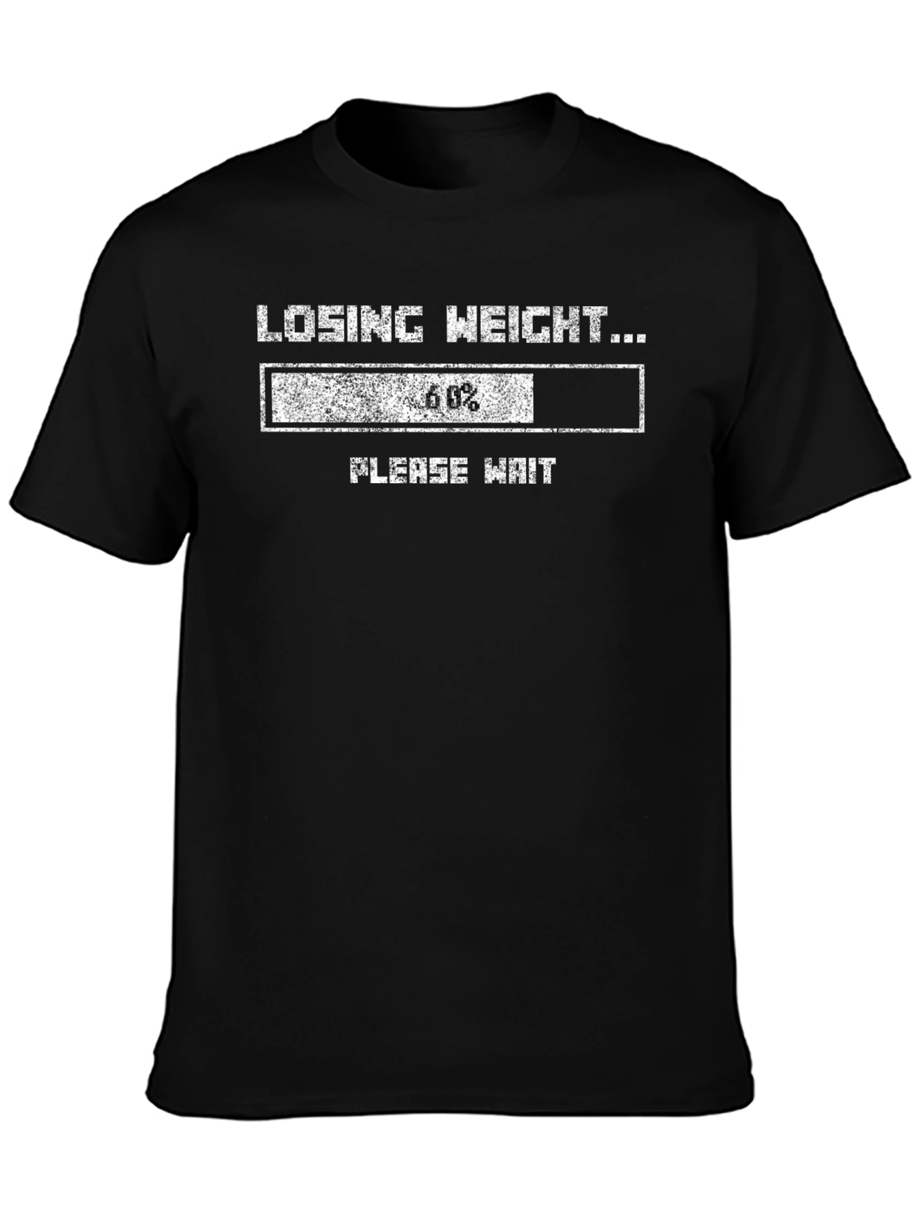 Losing Weight Loading Bar Graphic T-Shirt