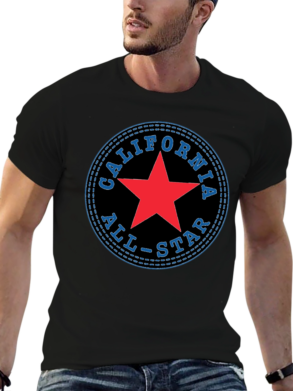 California All-Star Graphic Tee - Black
