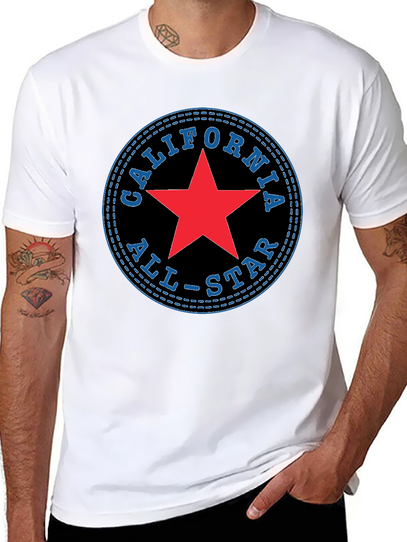 California All-Star Graphic Tee - Black