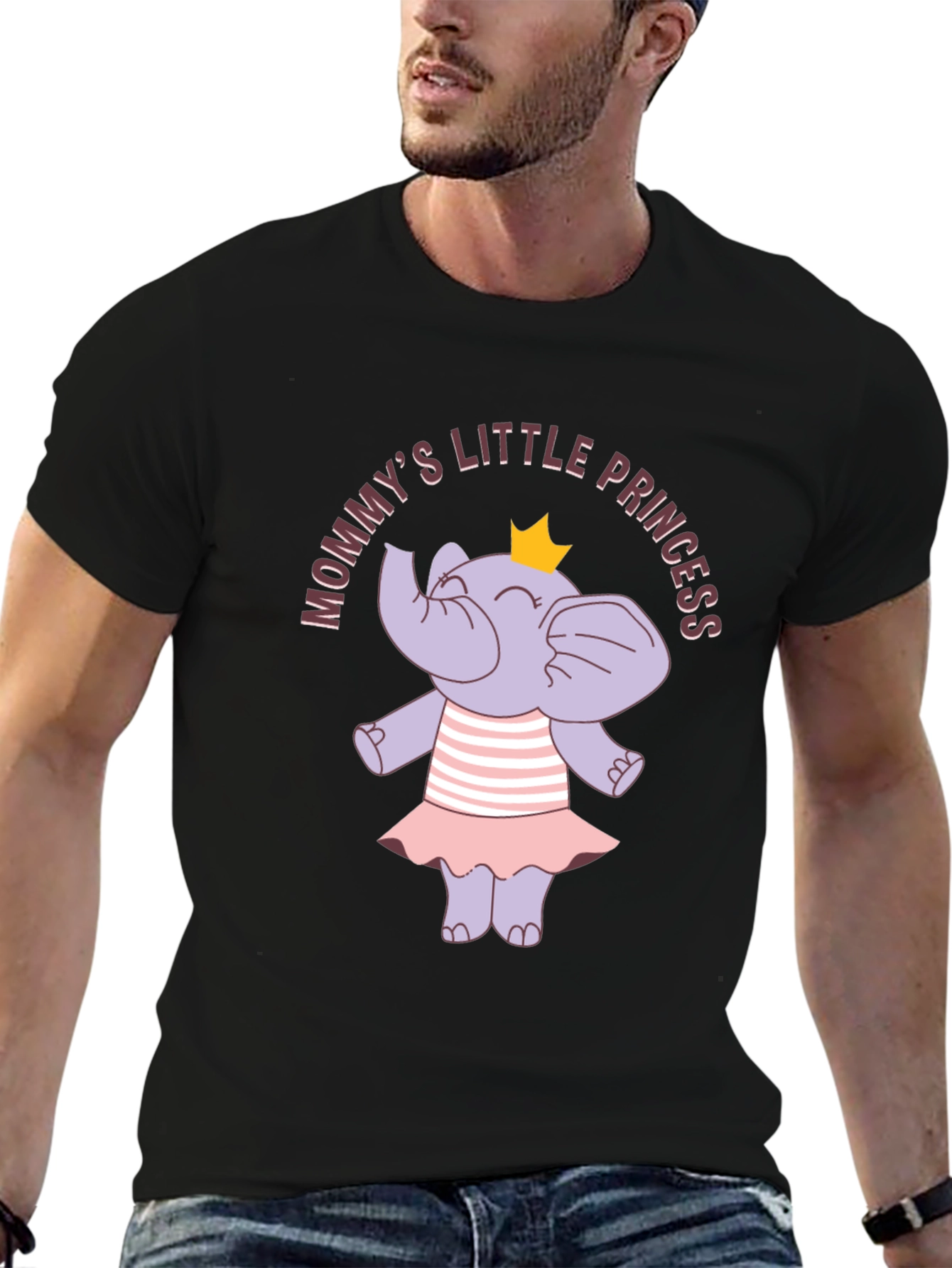 Mommys Little Princess Elephant T-Shirt
