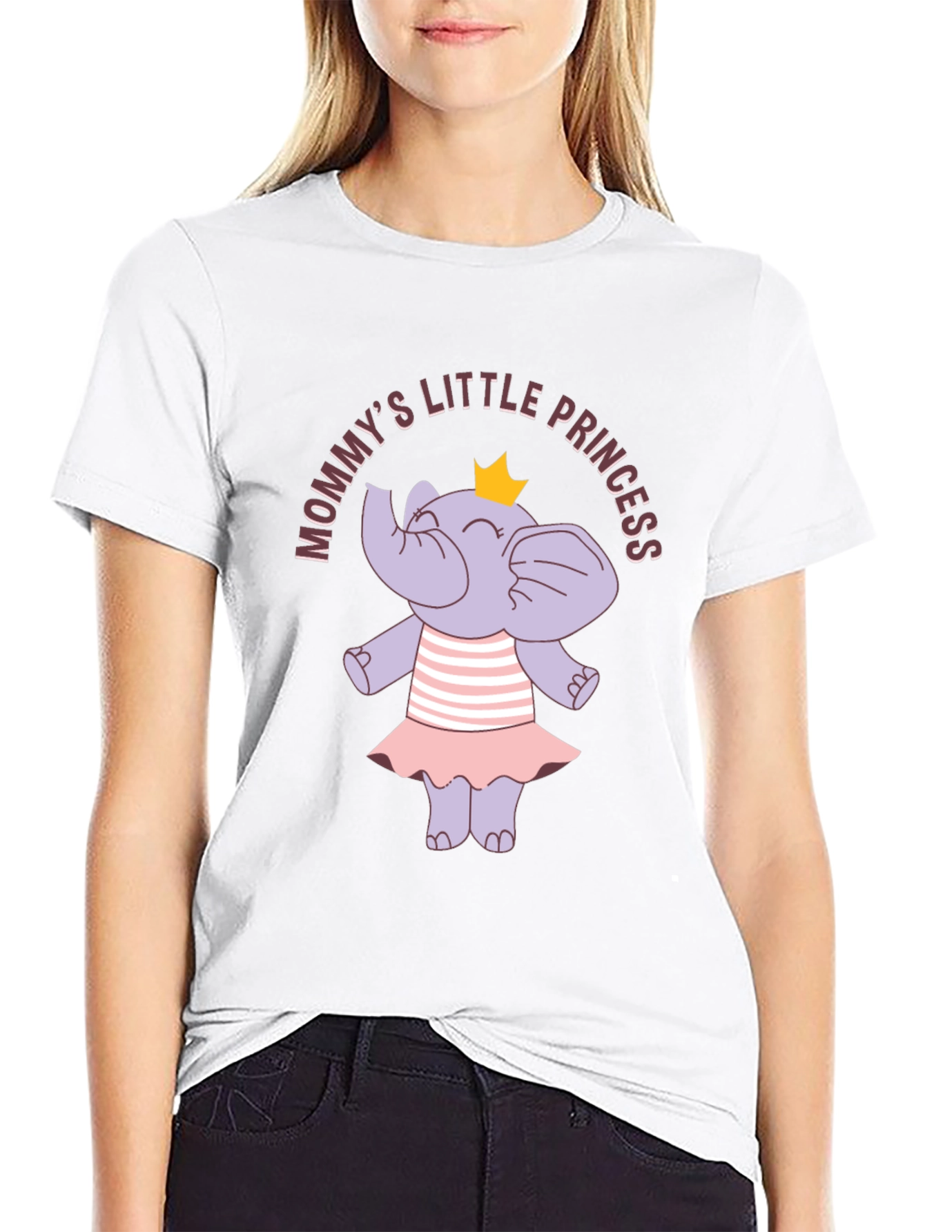 Mommys Little Princess Elephant T-Shirt