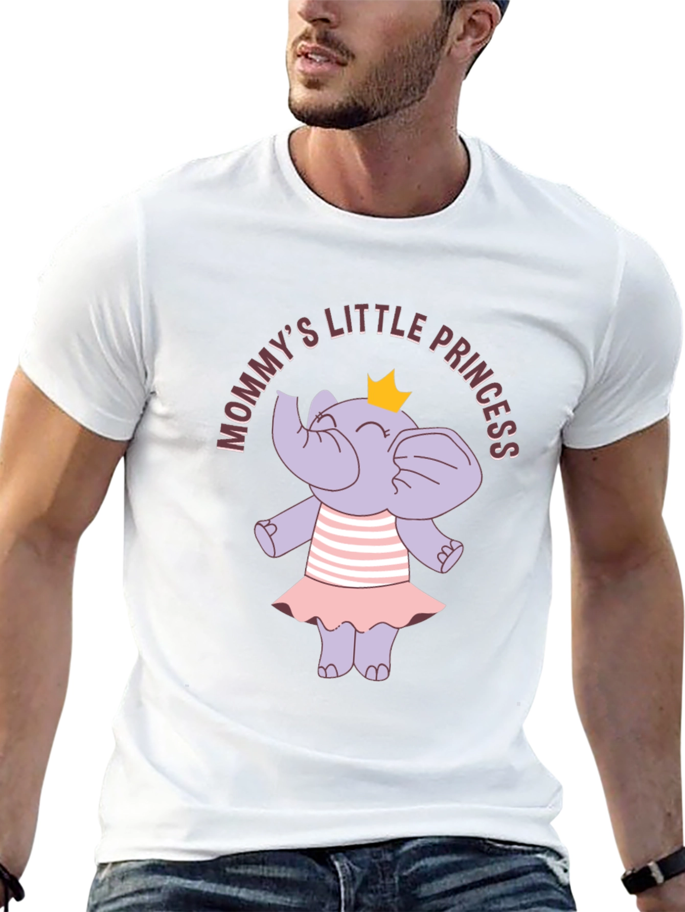 Mommys Little Princess Elephant T-Shirt